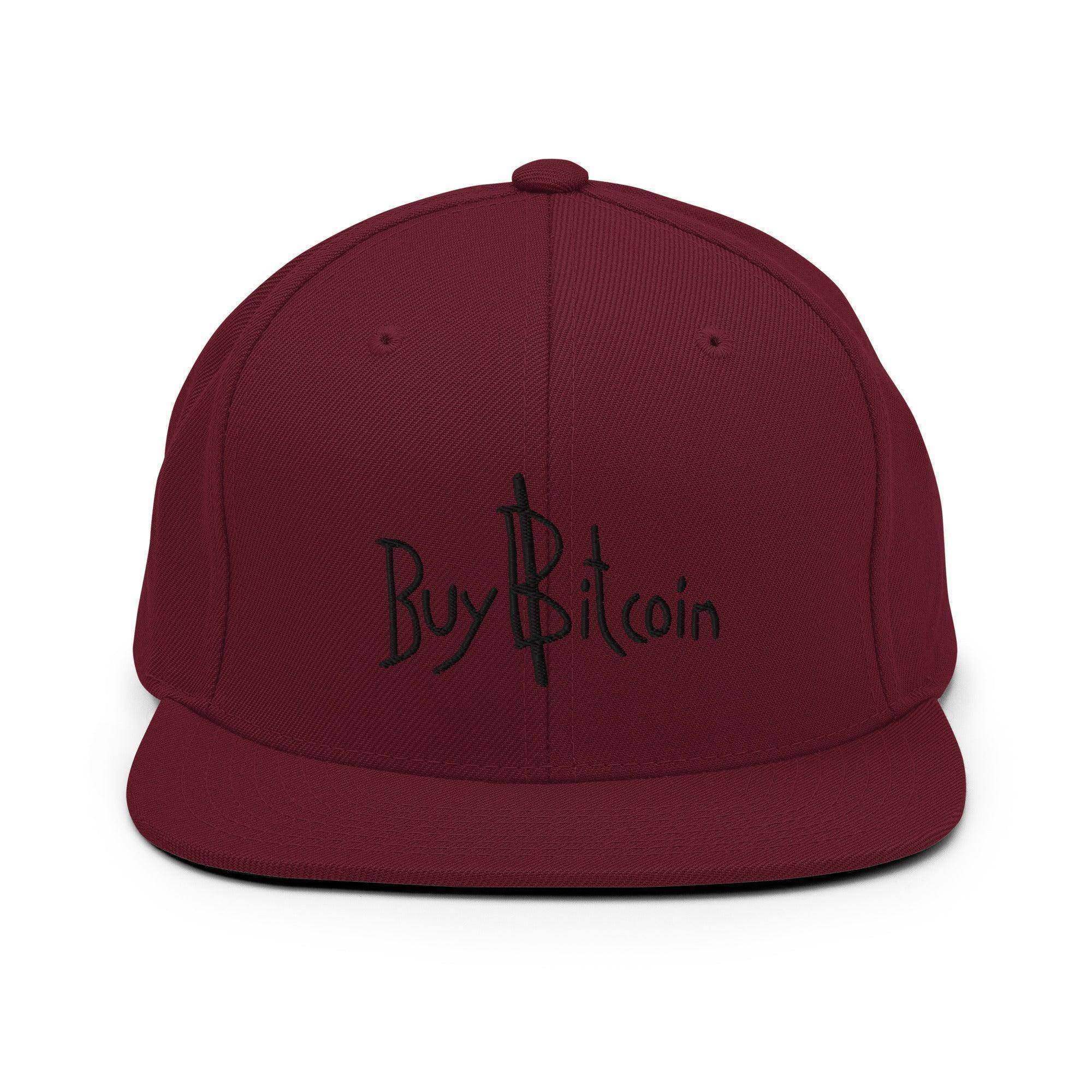 Buy Bitcoin Snapback Hat - InvestmenTees