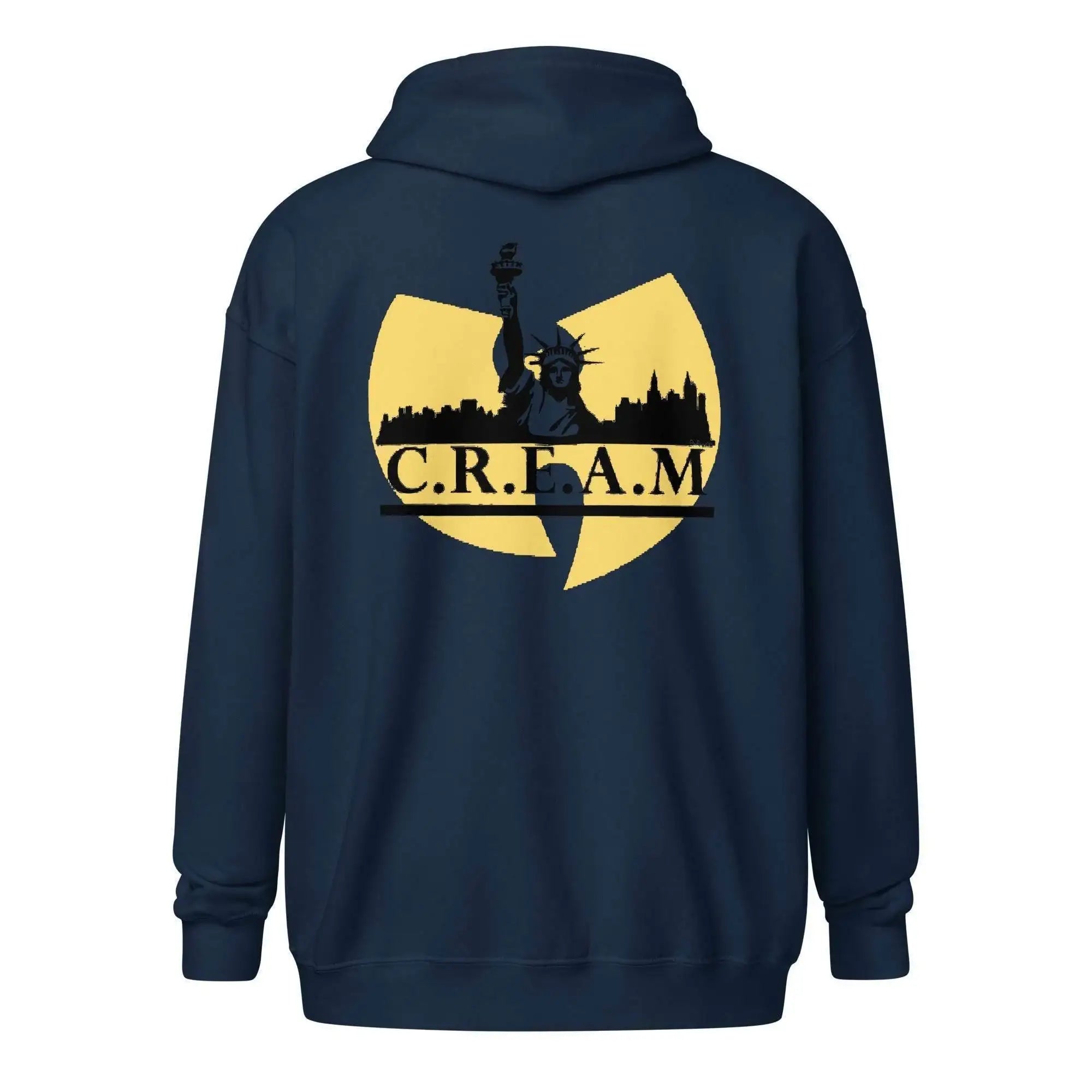 C.R.E.A.M | CREAM Zip Up Hoodie - InvestmenTees