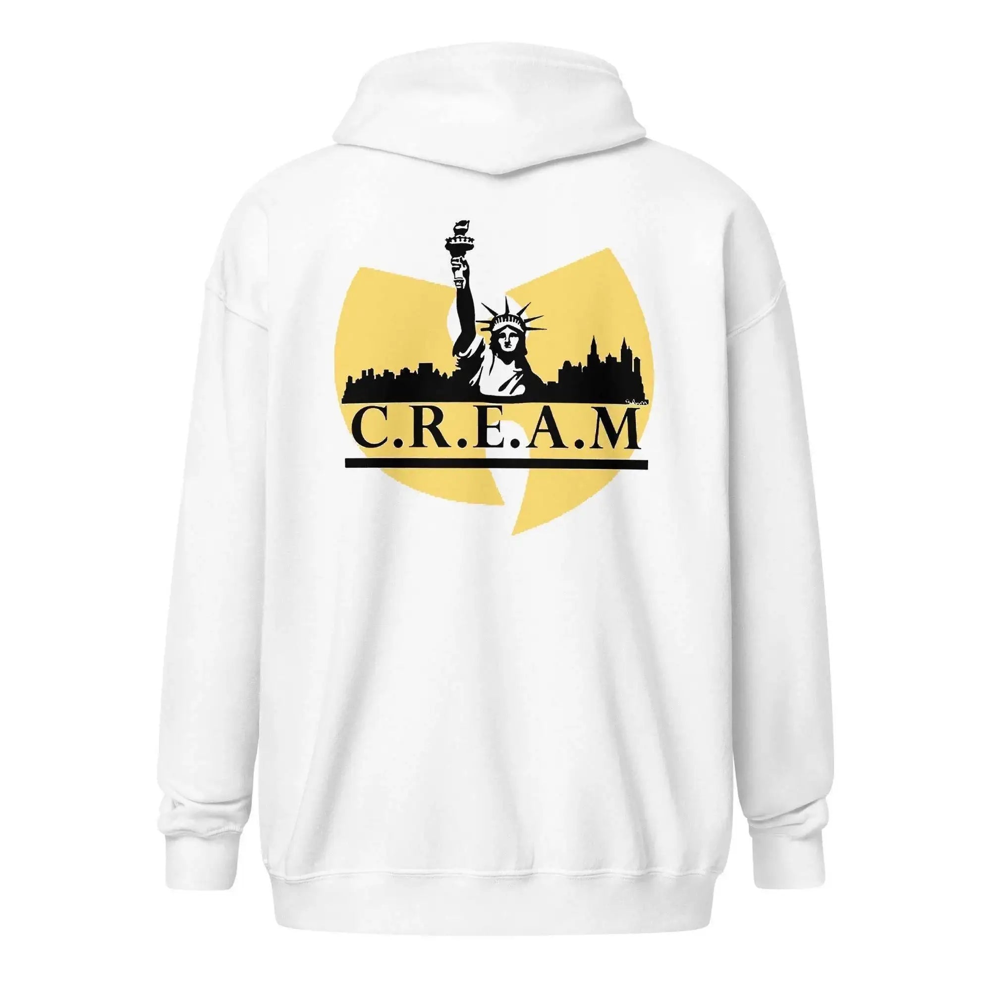 C.R.E.A.M | CREAM Zip Up Hoodie - InvestmenTees