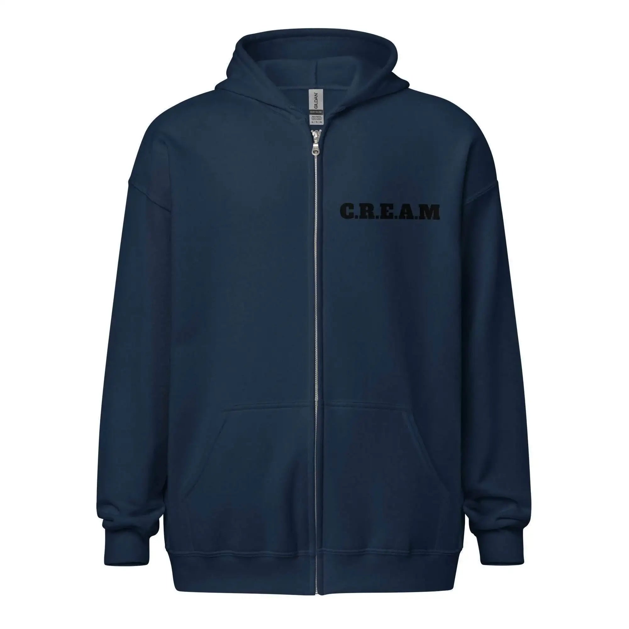 C.R.E.A.M | CREAM Zip Up Hoodie - InvestmenTees