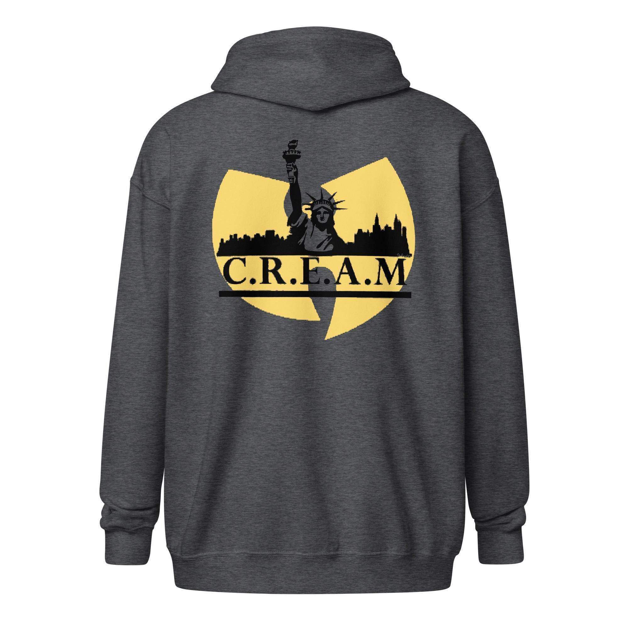 C.R.E.A.M | CREAM Zip Up Hoodie - InvestmenTees