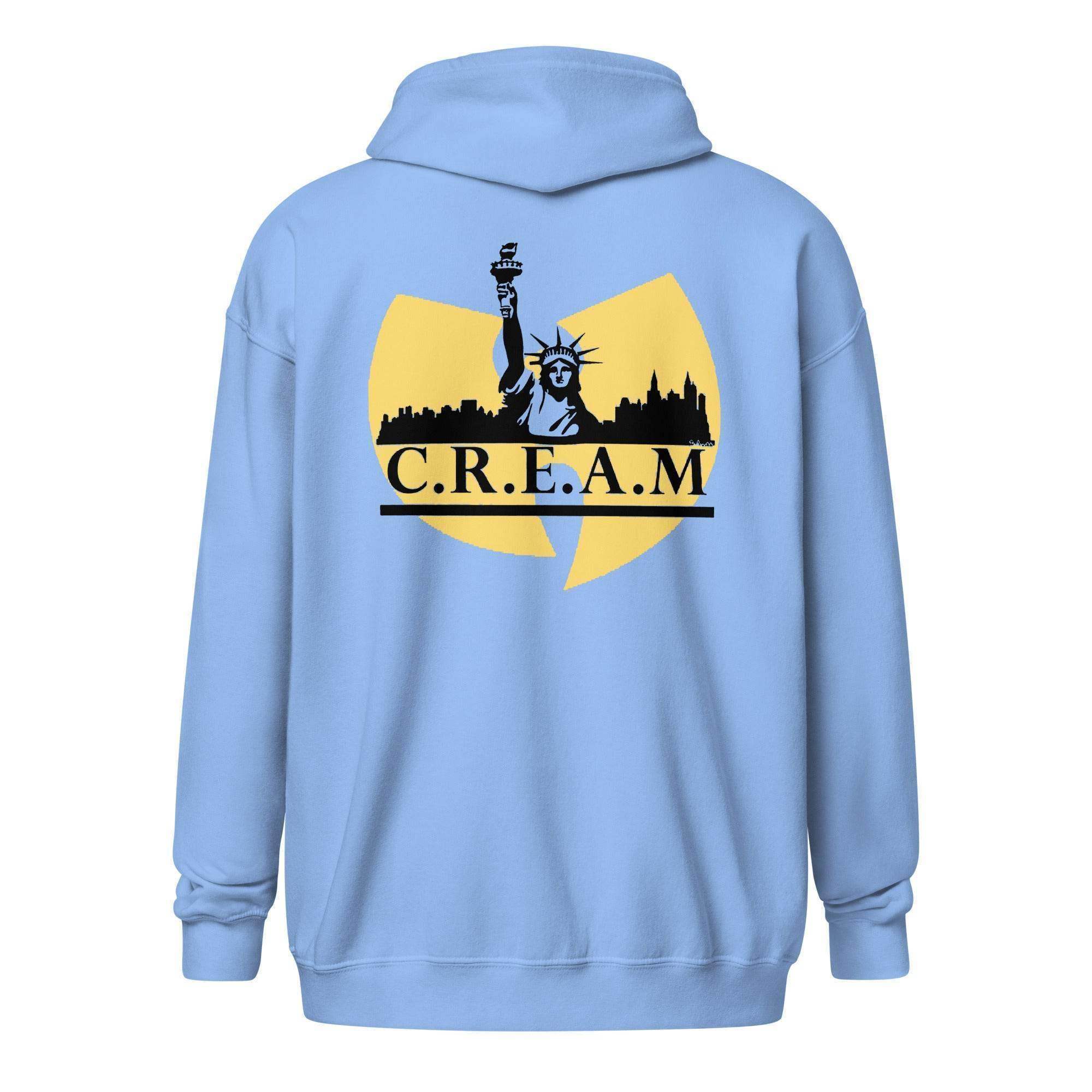 C.R.E.A.M | CREAM Zip Up Hoodie - InvestmenTees