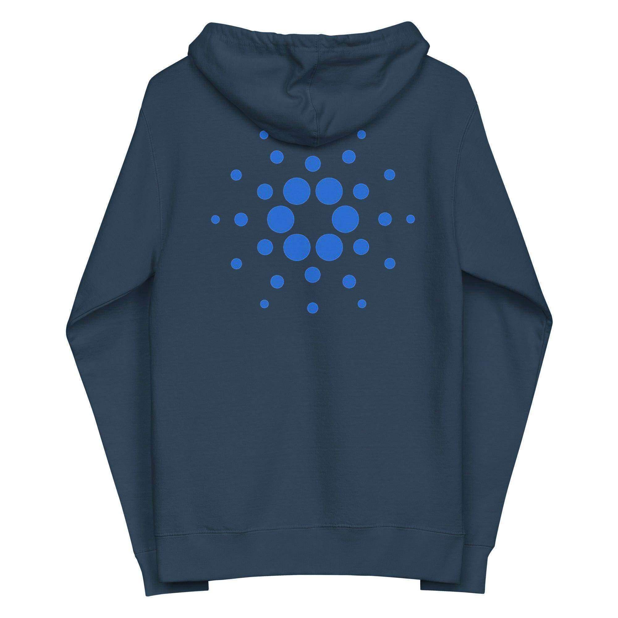 Cardano ADA Zip Up Hoodie - InvestmenTees