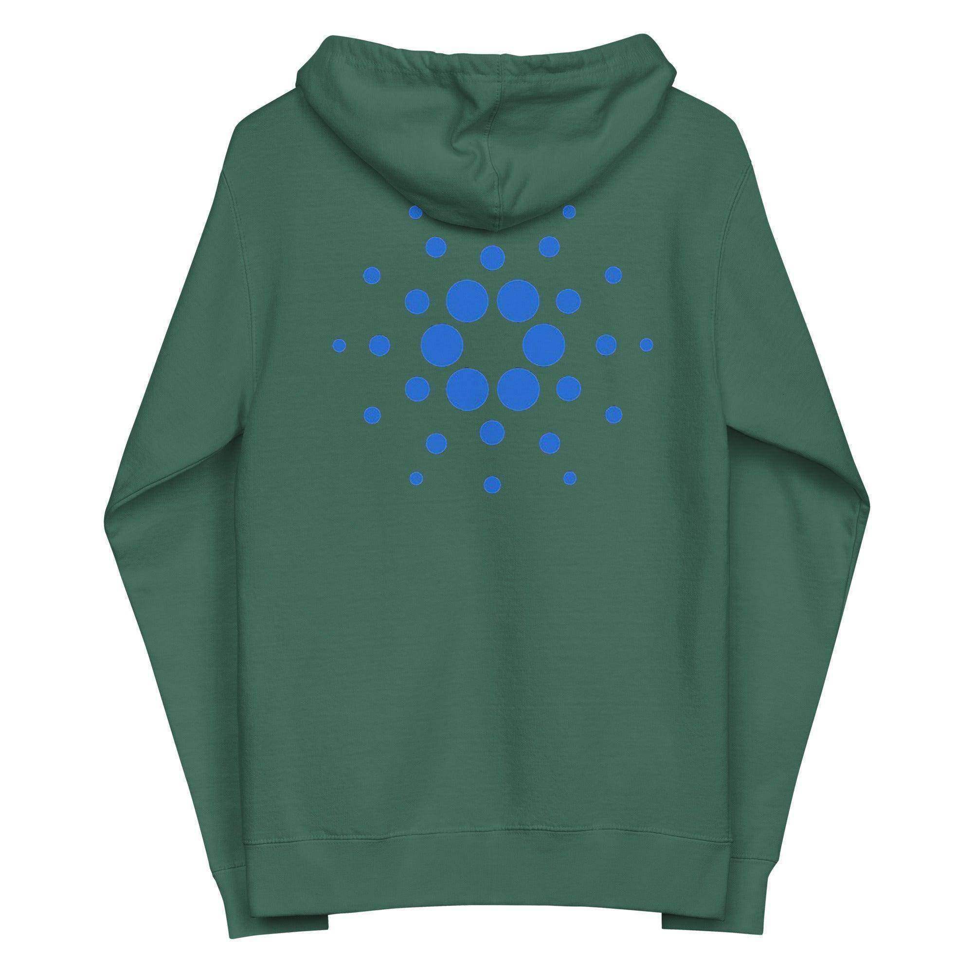 Cardano ADA Zip Up Hoodie - InvestmenTees