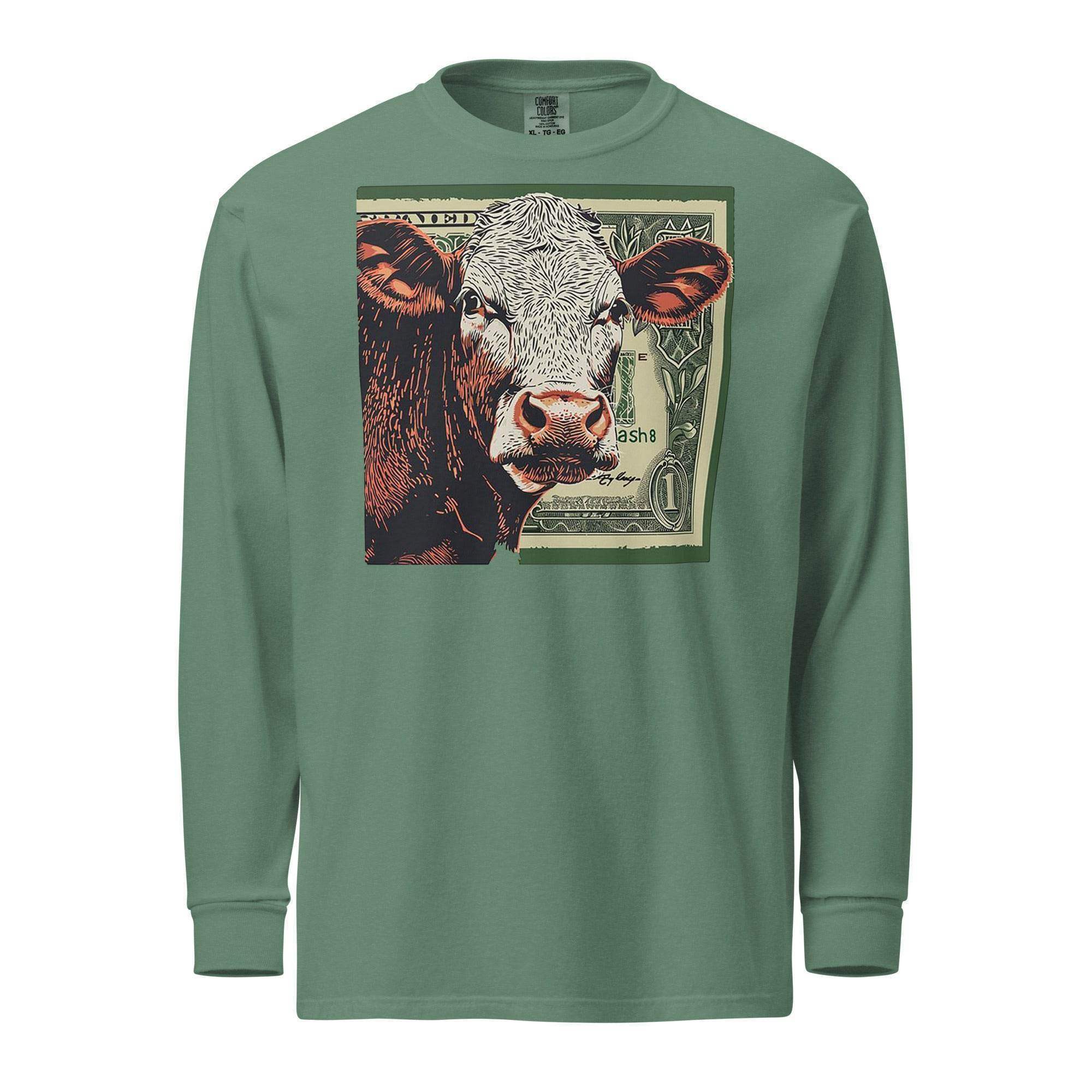Cash Cow | Cash Long Sleeve T-Shirt - InvestmenTees
