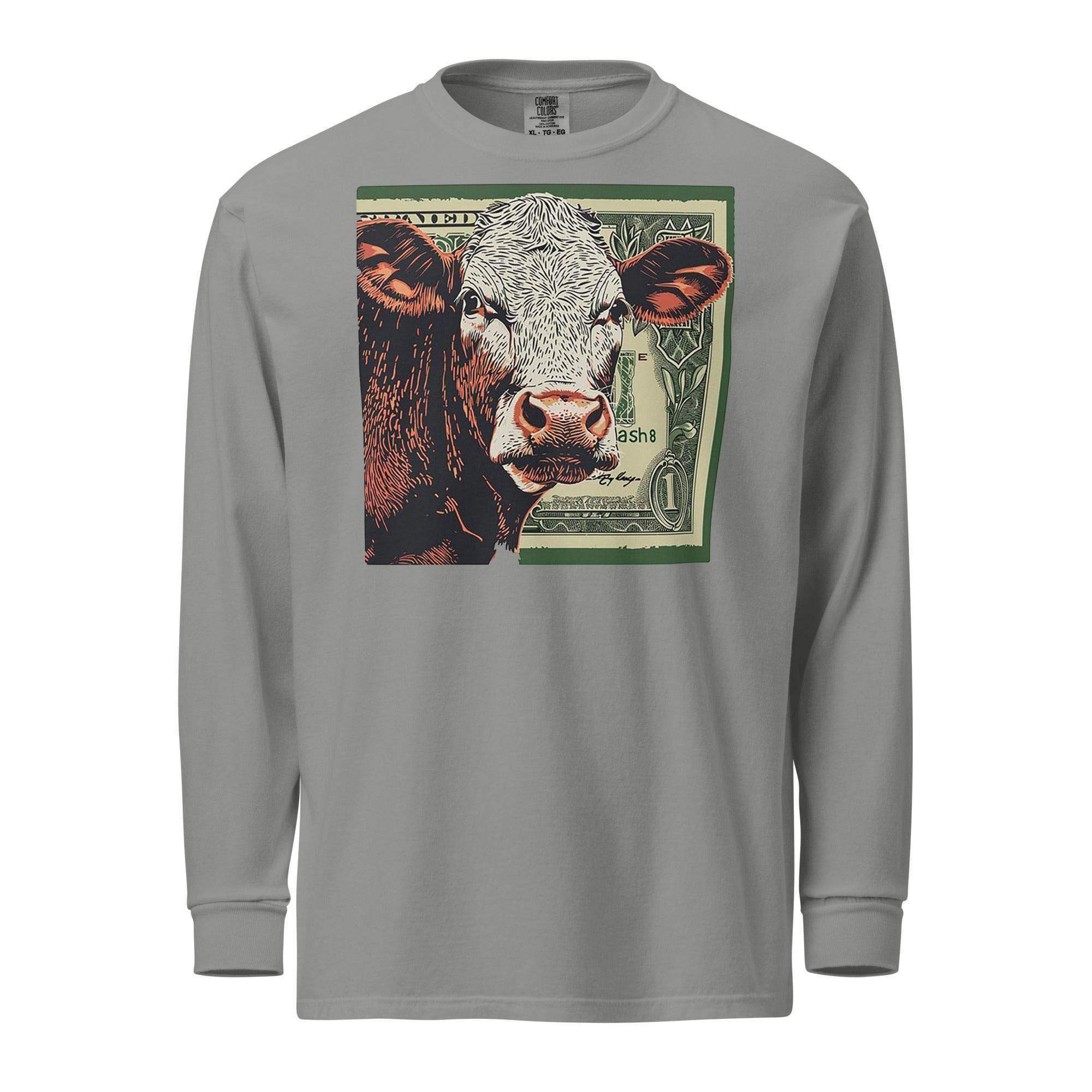 Cash Cow | Cash Long Sleeve T-Shirt - InvestmenTees