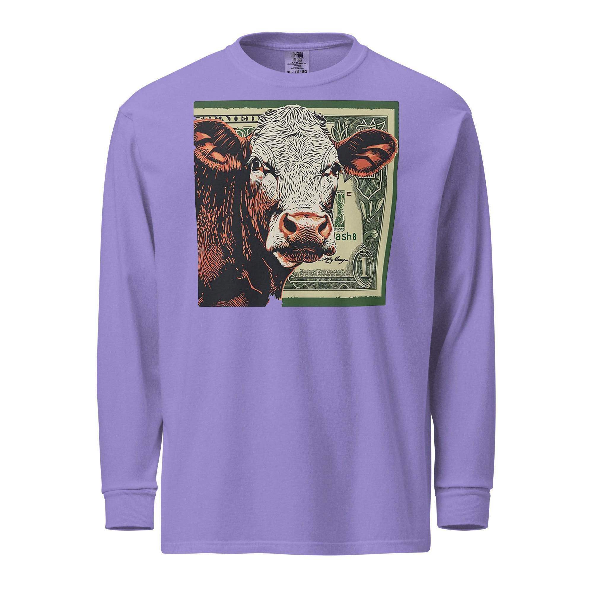 Cash Cow | Cash Long Sleeve T-Shirt - InvestmenTees