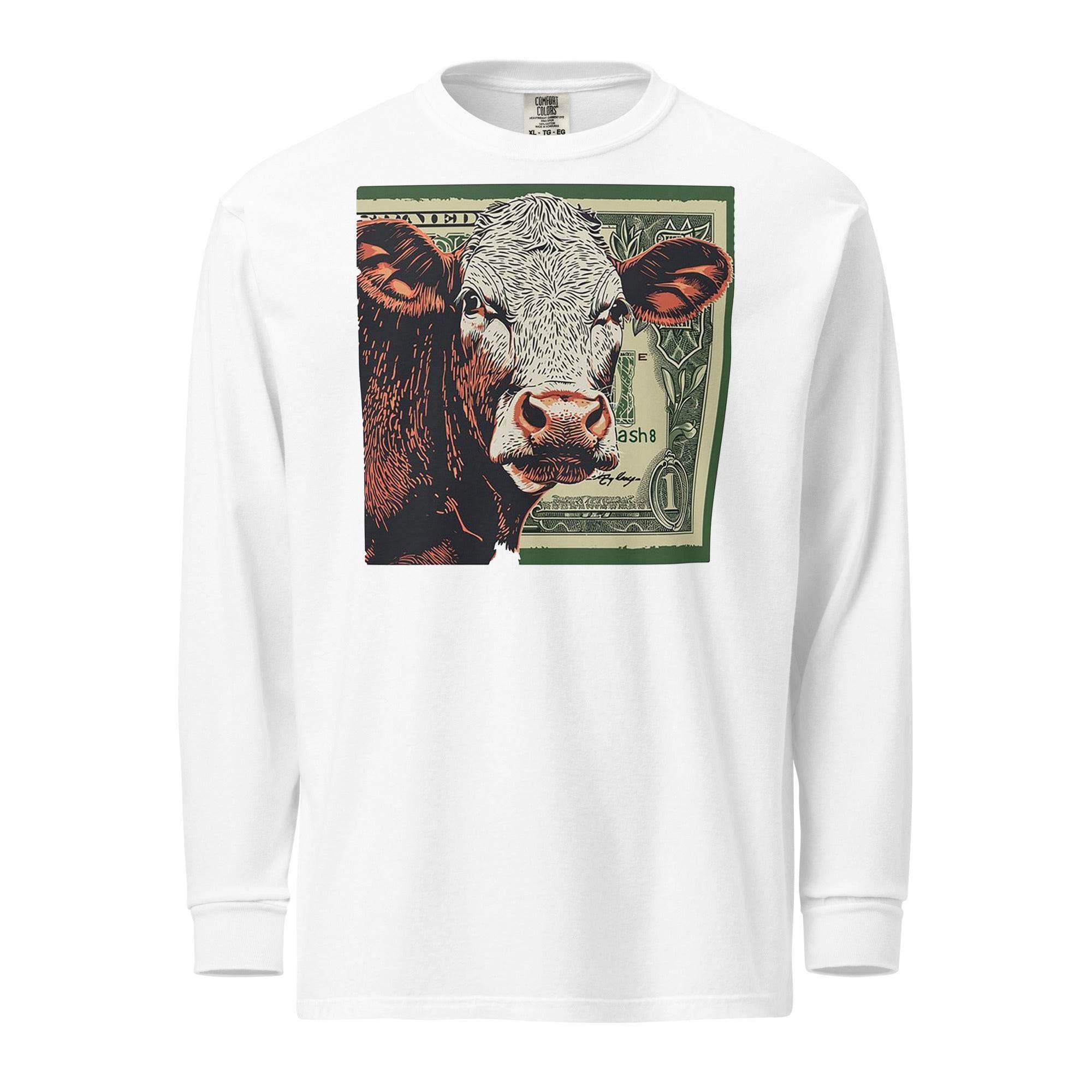 Cash Cow | Cash Long Sleeve T-Shirt - InvestmenTees