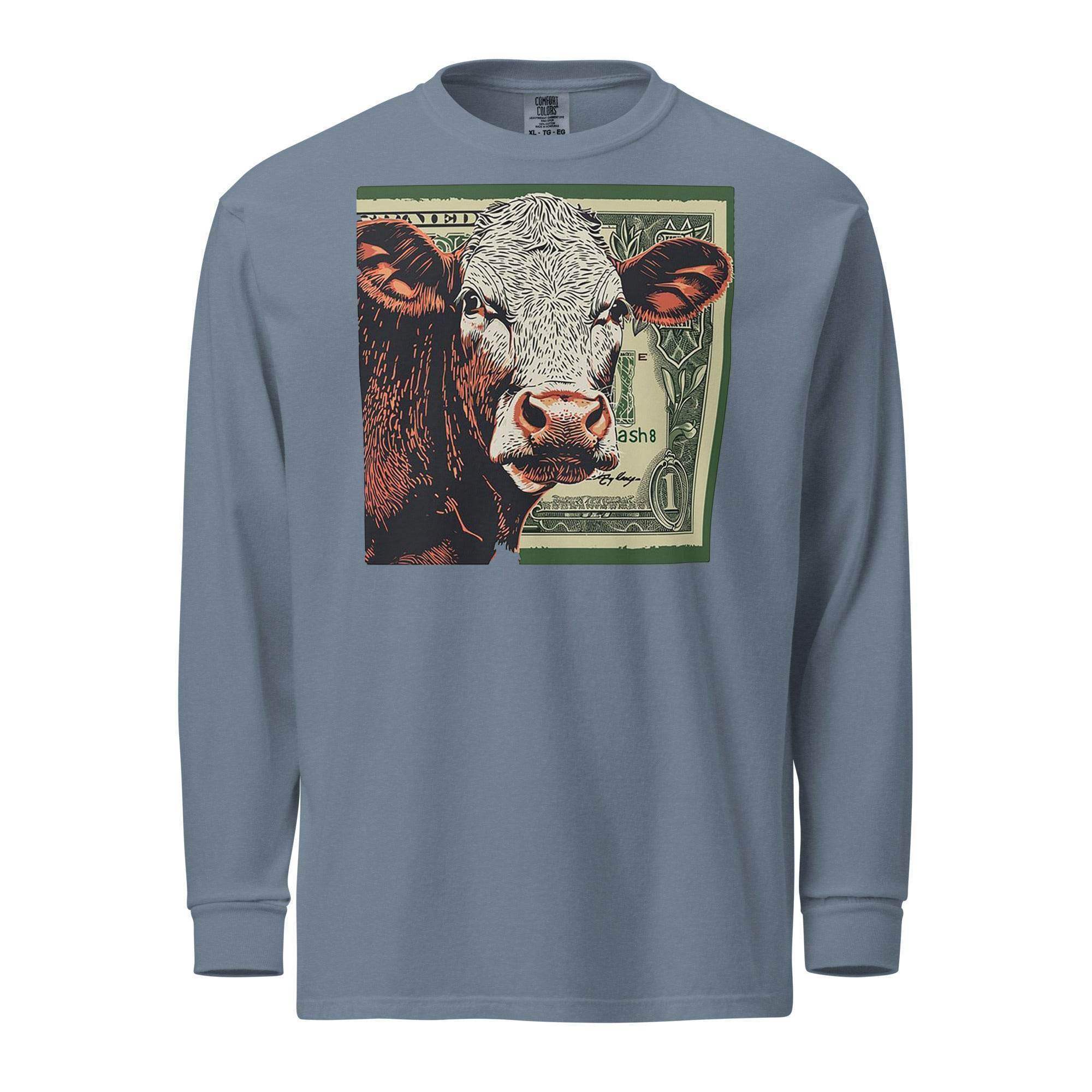 Cash Cow | Cash Long Sleeve T-Shirt - InvestmenTees