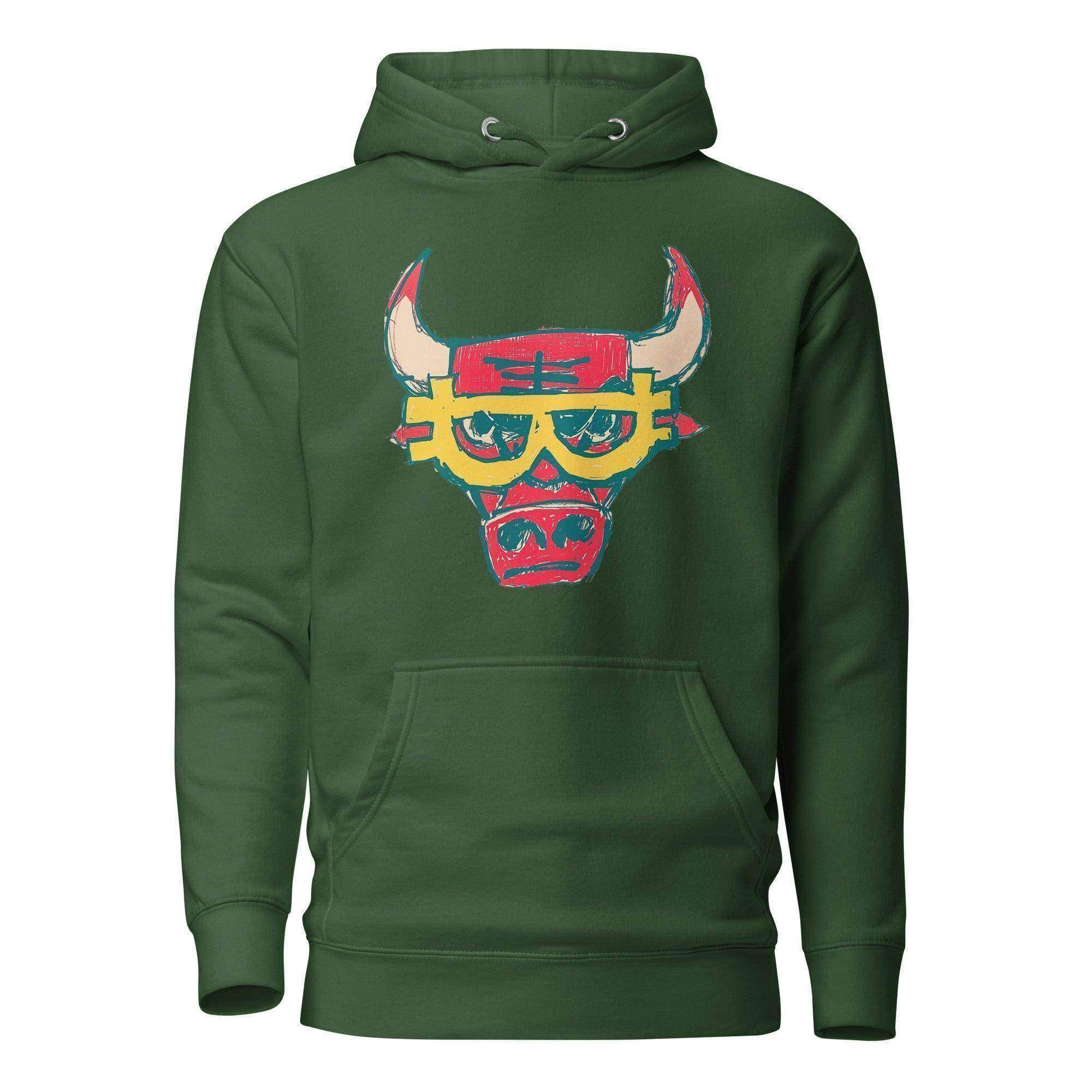 Chicago Bullish Pullover Hoodie - InvestmenTees