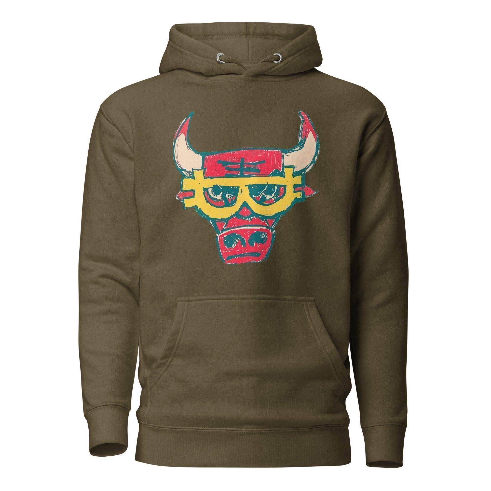 Chicago Bullish Pullover Hoodie - InvestmenTees