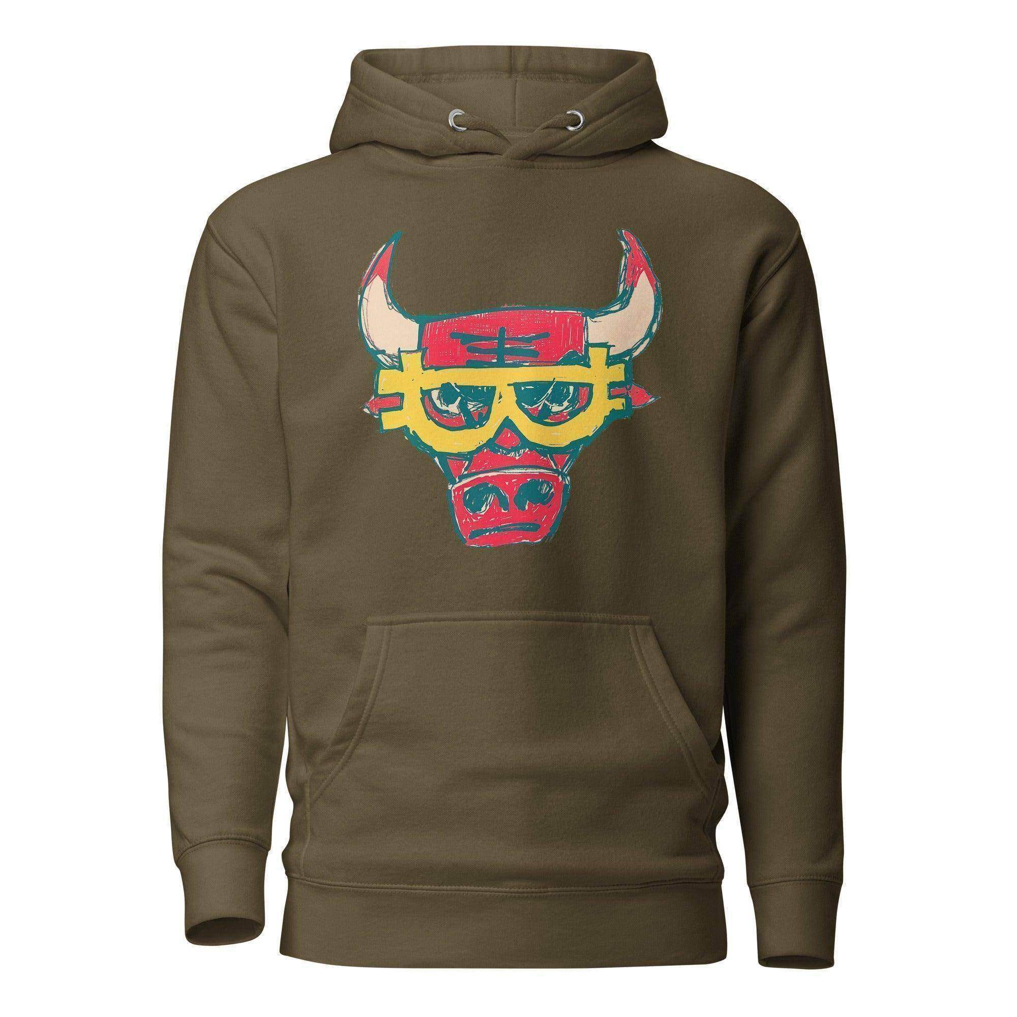 Chicago Bullish Pullover Hoodie - InvestmenTees