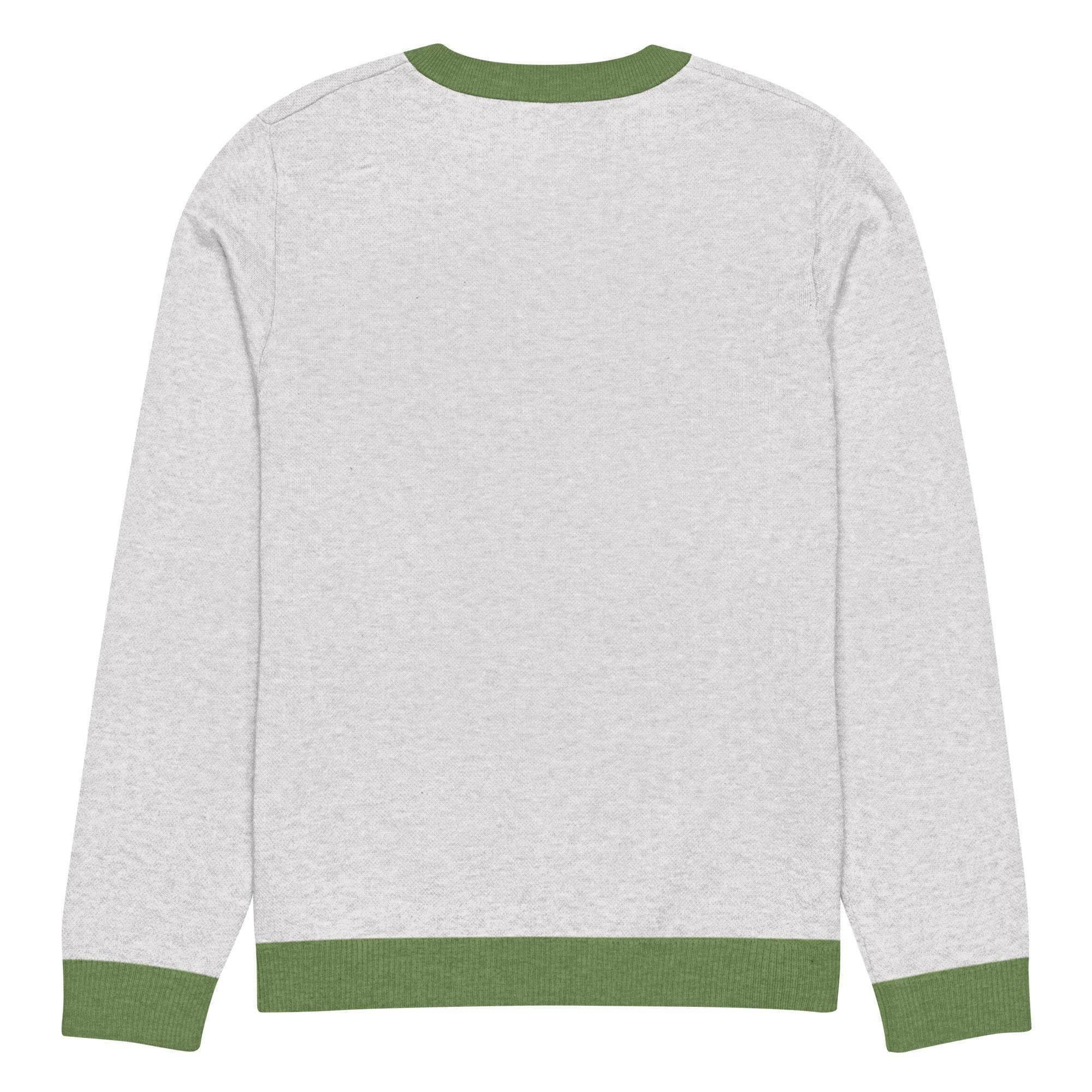 Bitcoin Print Crew Knitted Sweater - InvestmenTees