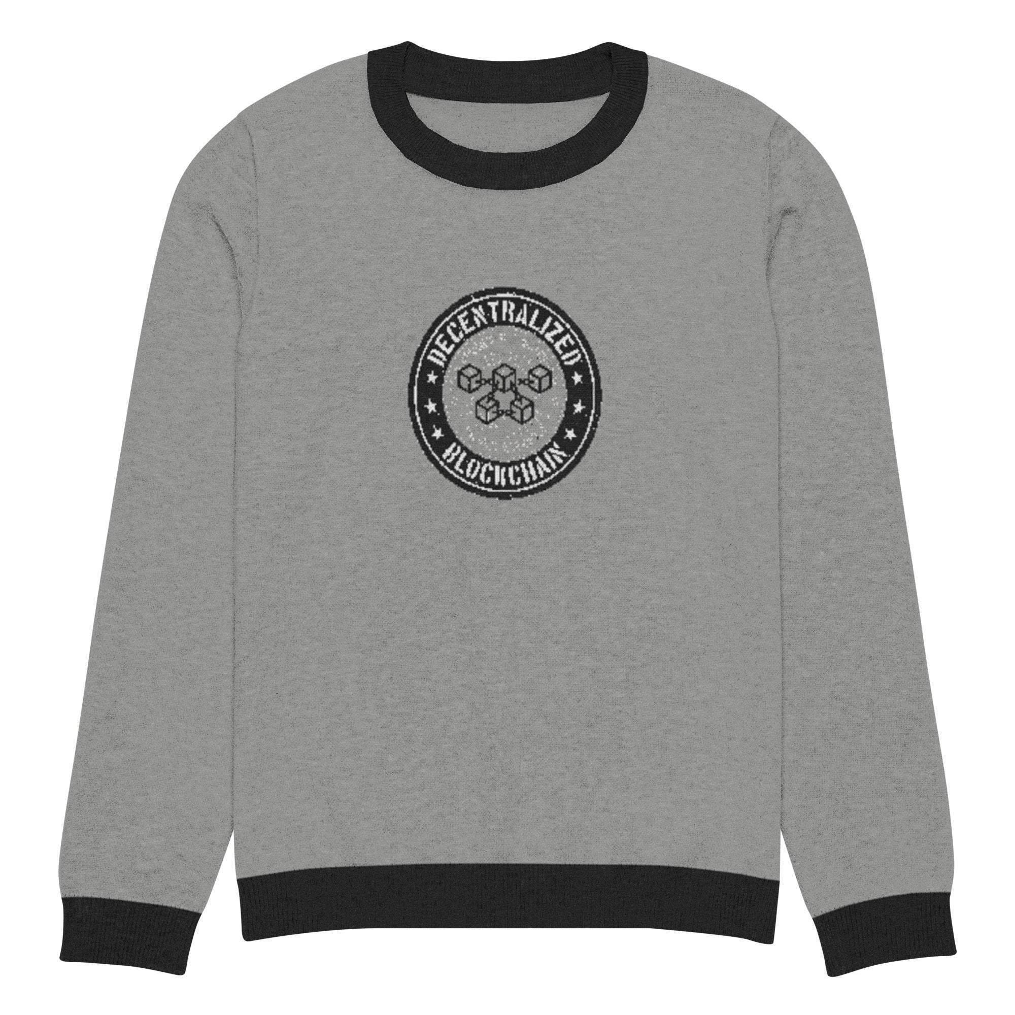 Blockchain Decentralized Crew Knitted Sweater - InvestmenTees