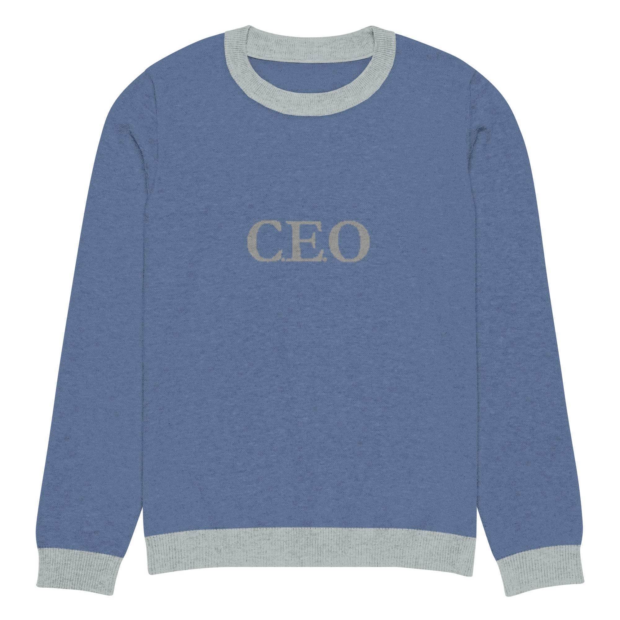 C.E.O. Crew Knitted Sweater - InvestmenTees