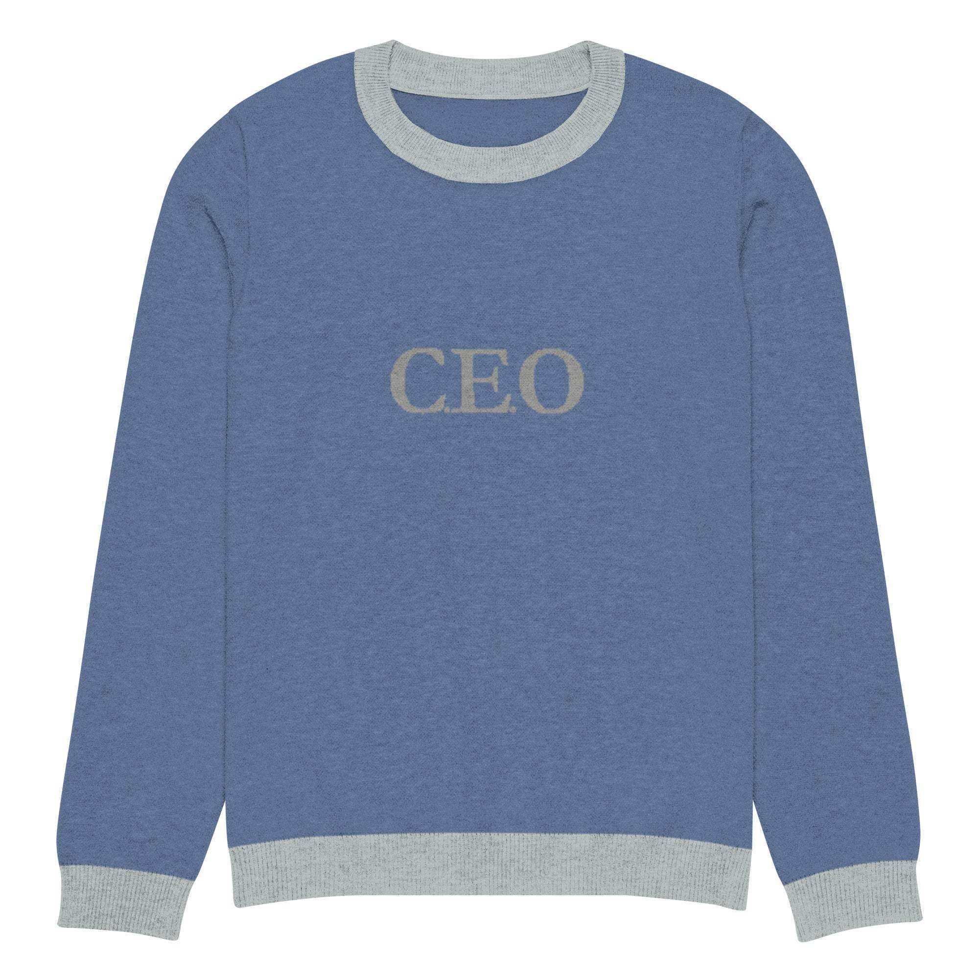 C.E.O. Crew Knitted Sweater - InvestmenTees