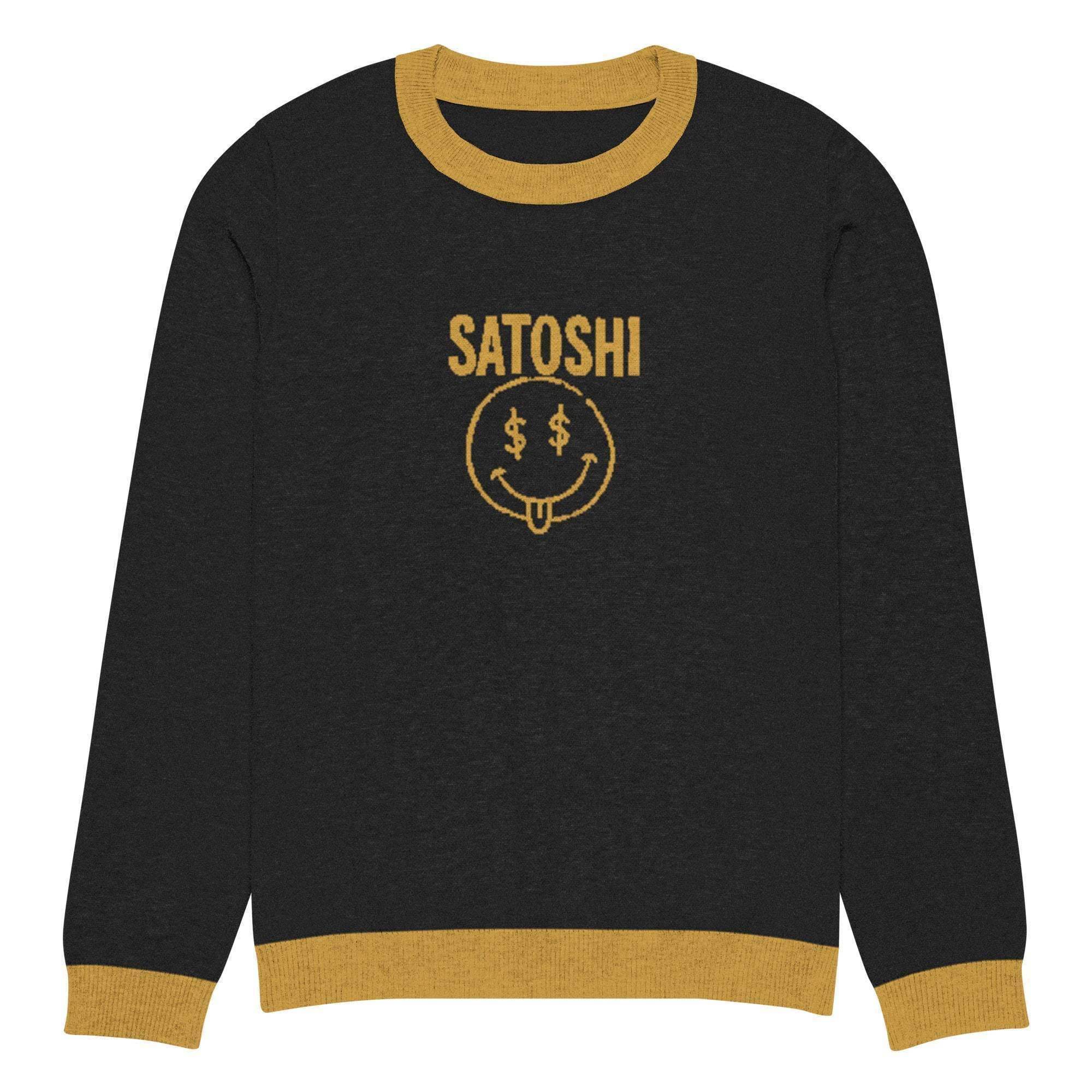 Satoshi Crew Knitted Sweater - InvestmenTees