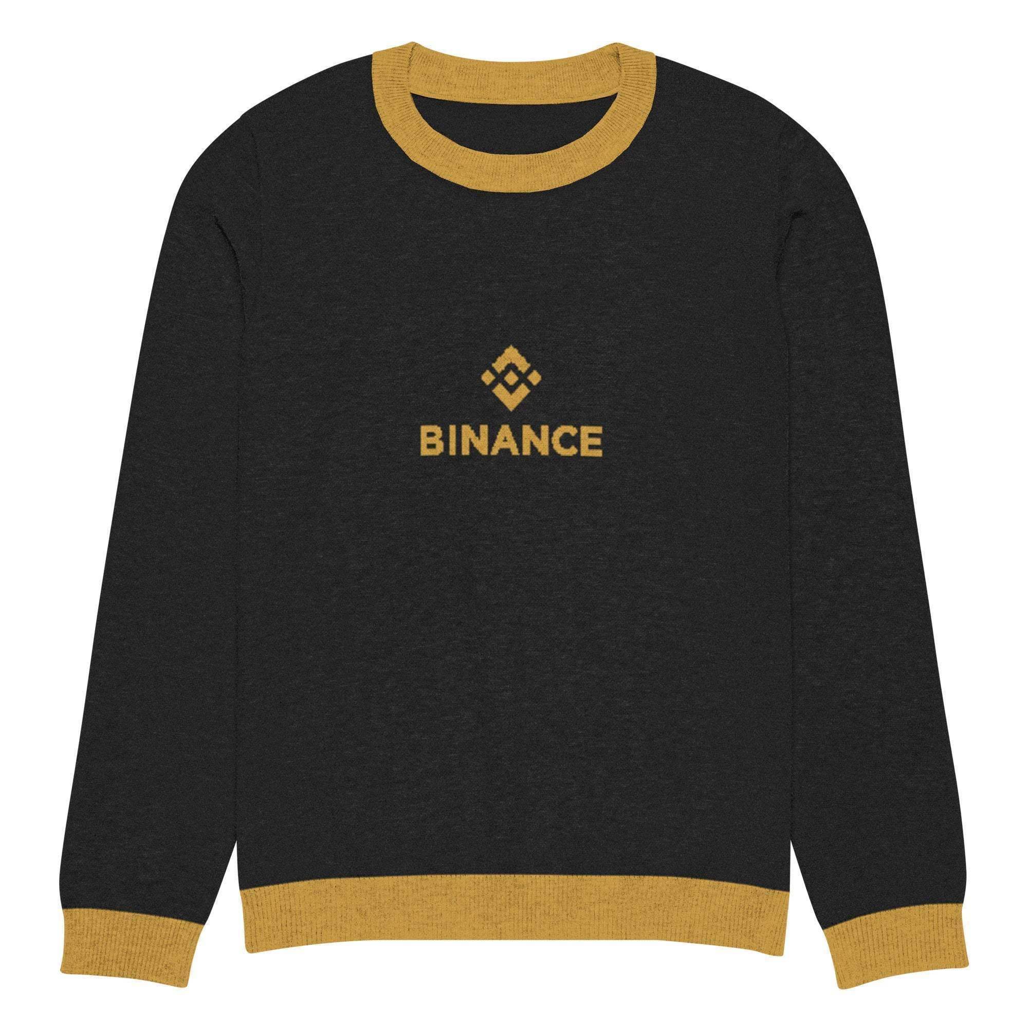 Binance Crew Knitted Sweater - InvestmenTees