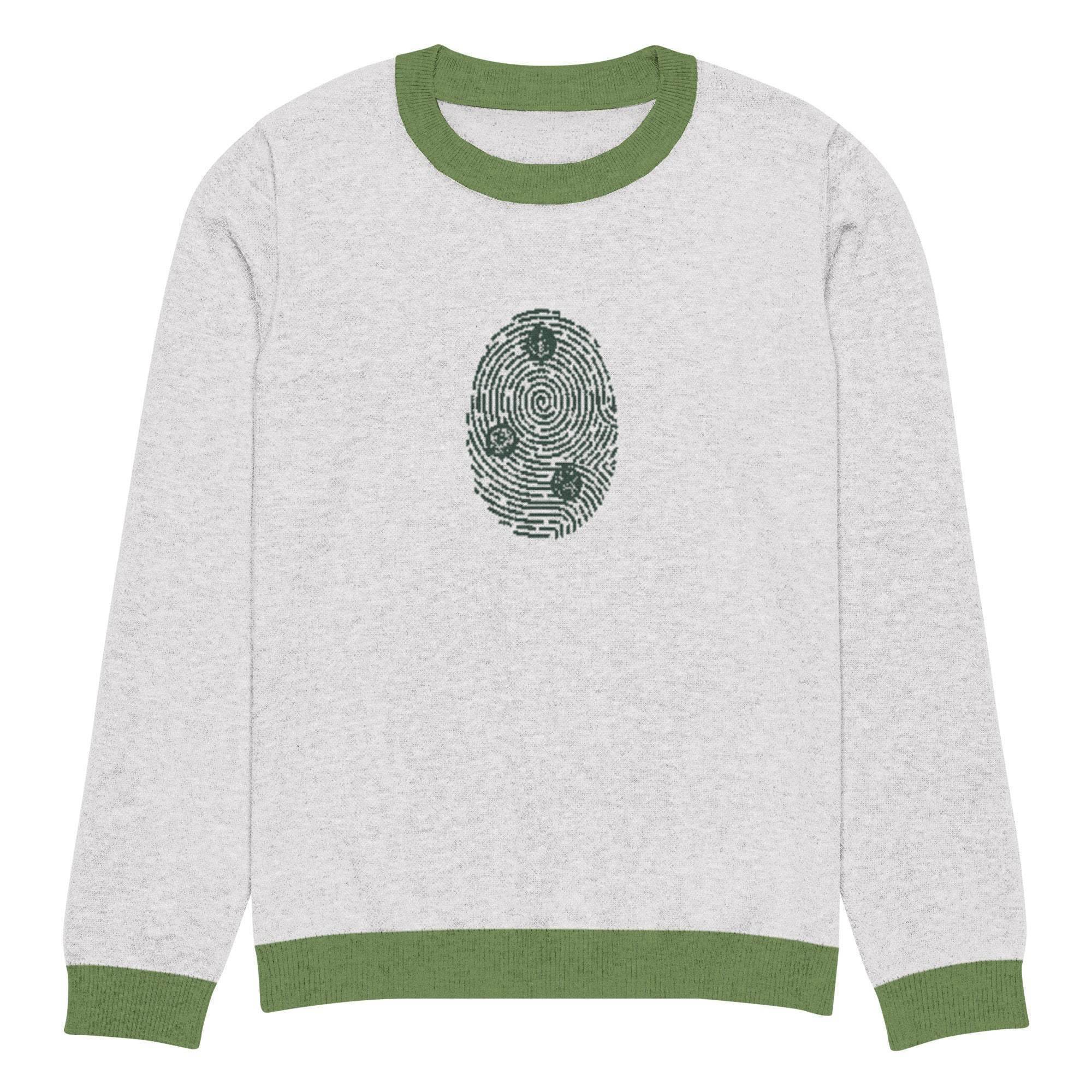 Bitcoin Print Crew Knitted Sweater - InvestmenTees