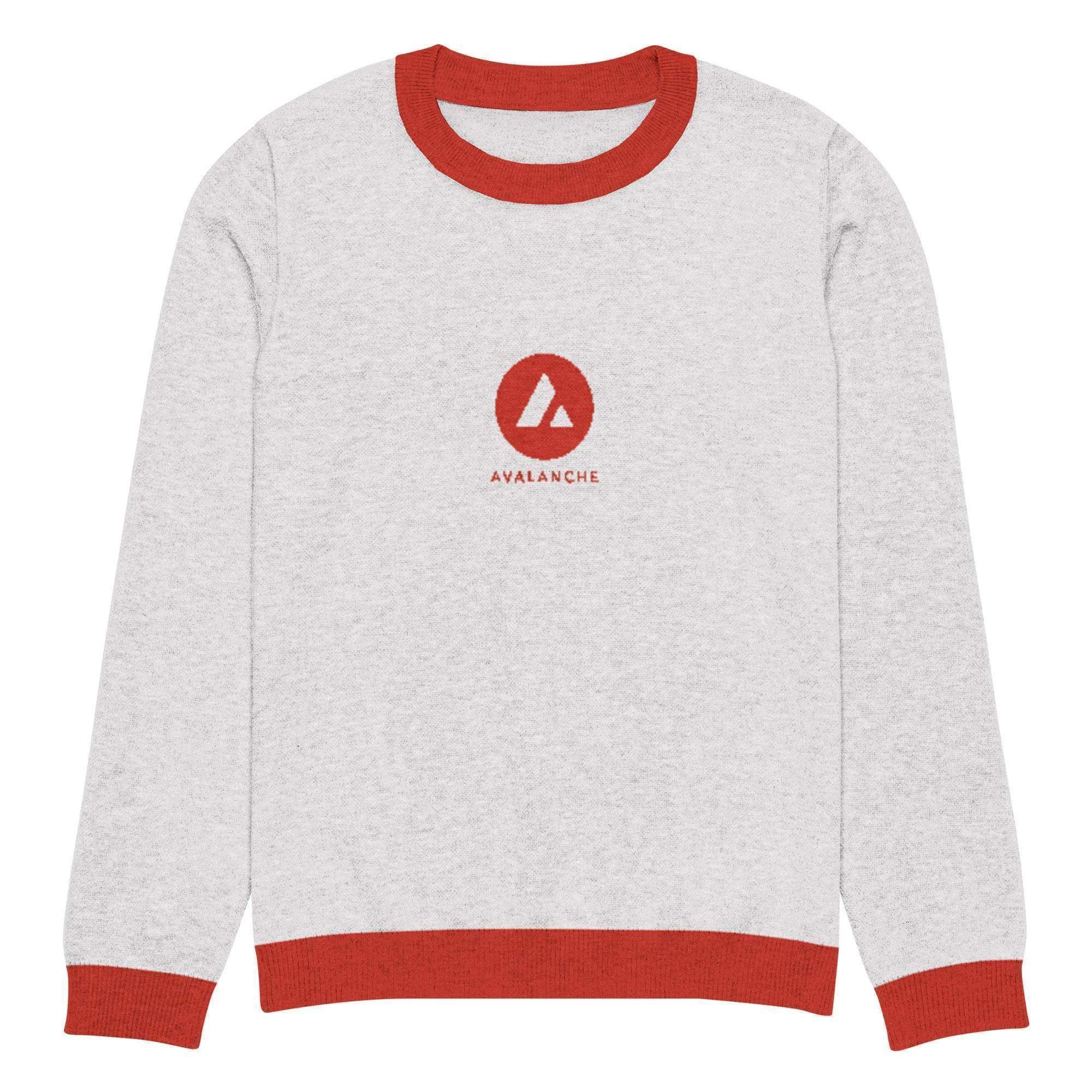 Avalanche | AVAX Crew Knitted Sweater - InvestmenTees