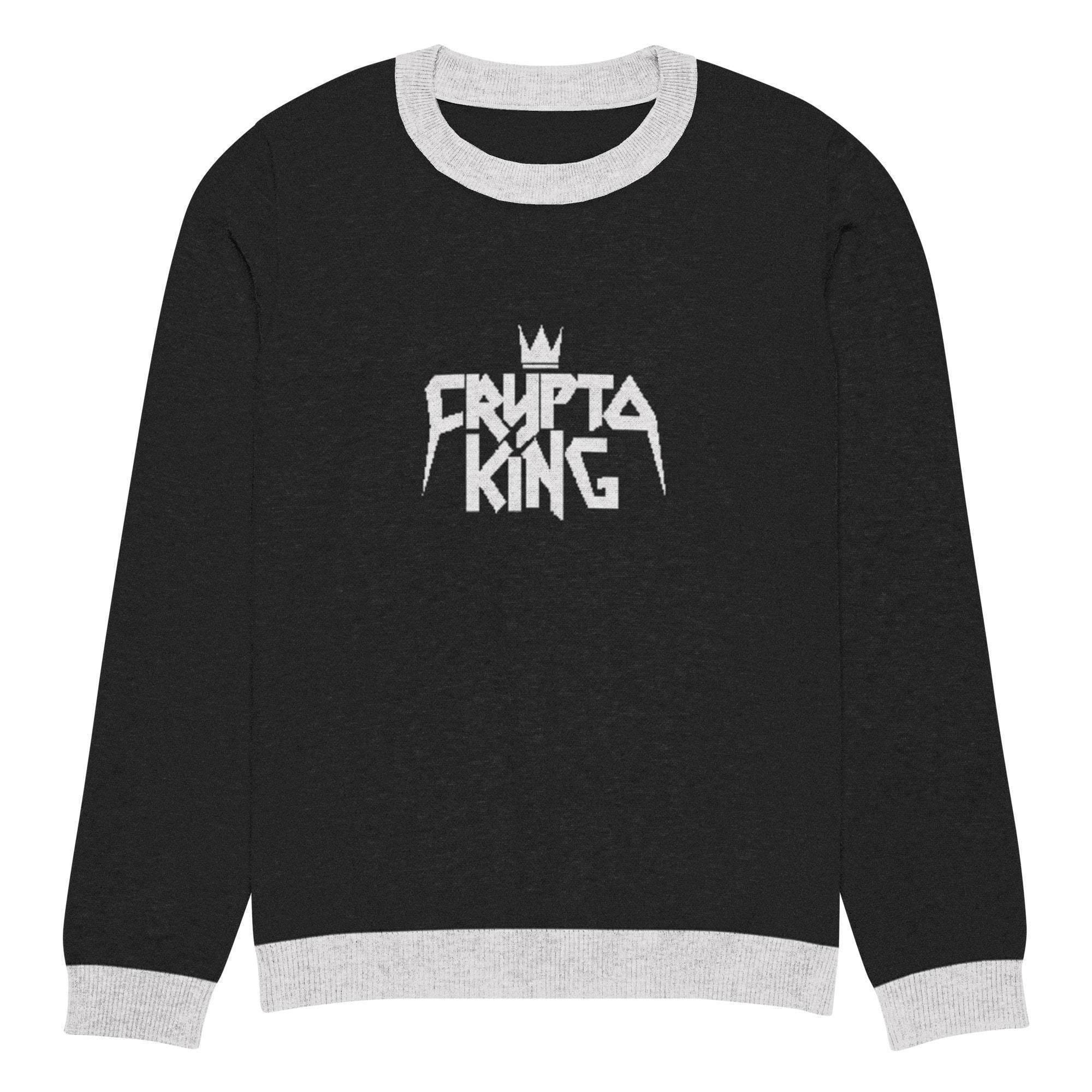 Crypto King Crew Knitted Sweater - InvestmenTees