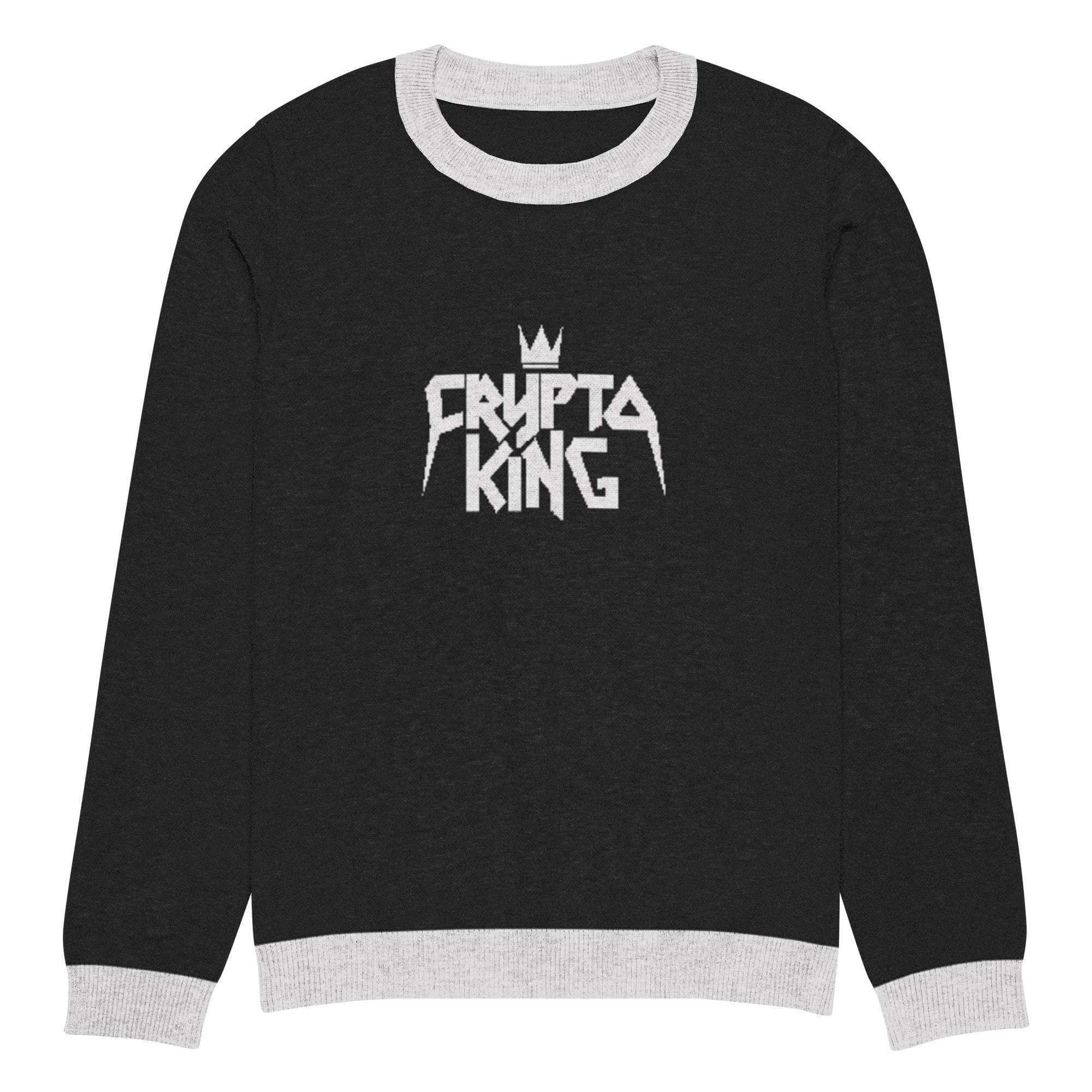 Crypto King Crew Knitted Sweater - InvestmenTees