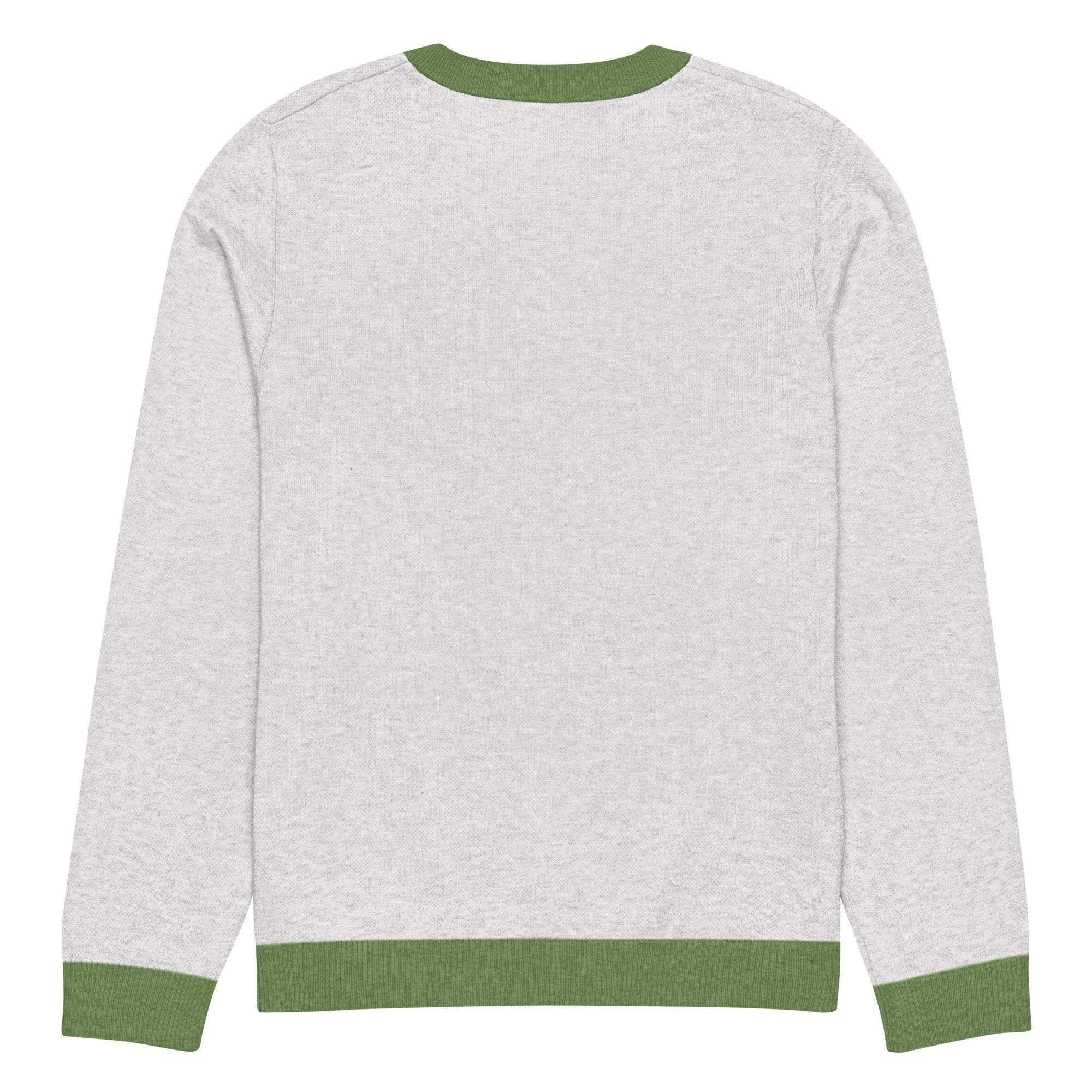 Bitcoin Print Crew Knitted Sweater - InvestmenTees