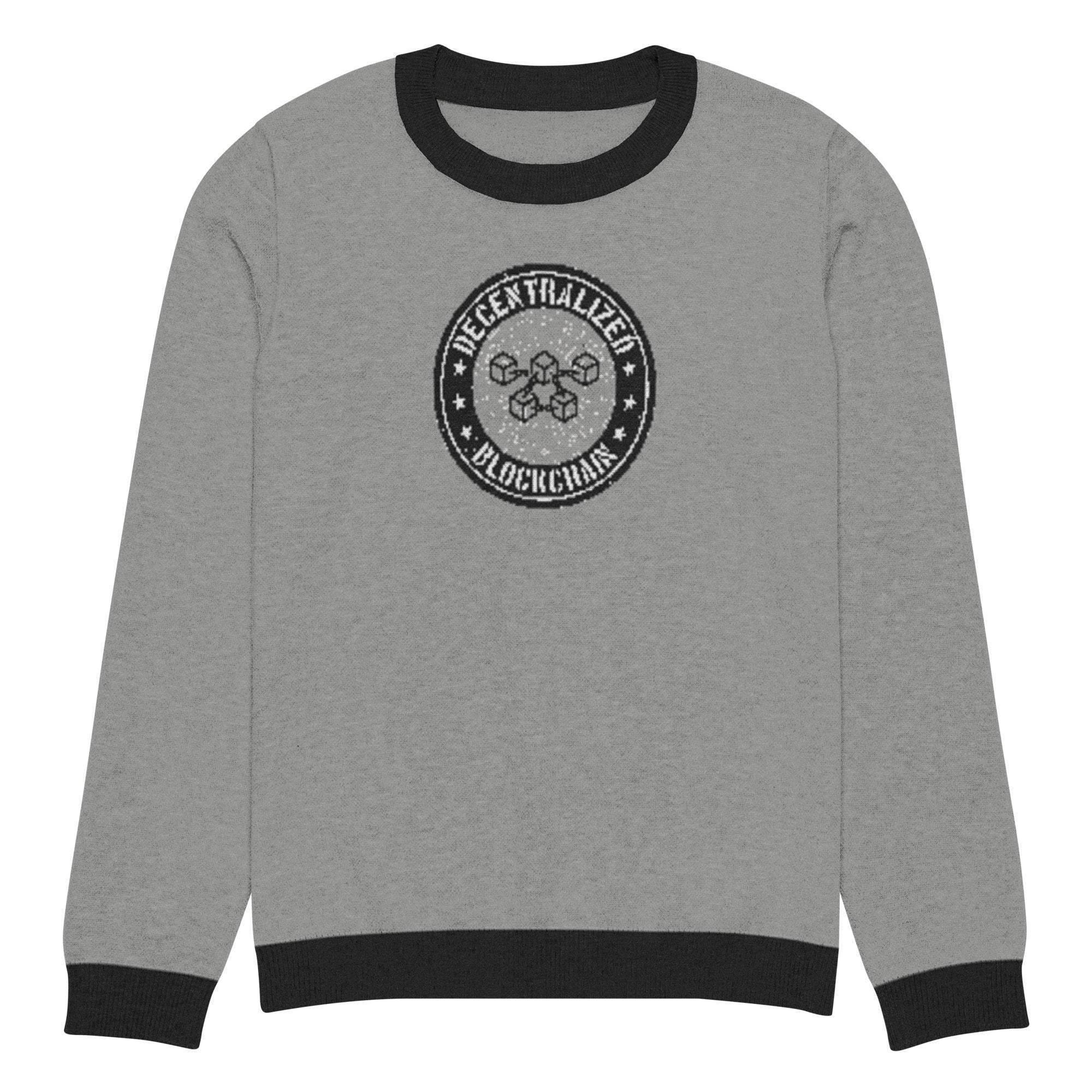 Blockchain Decentralized Crew Knitted Sweater - InvestmenTees