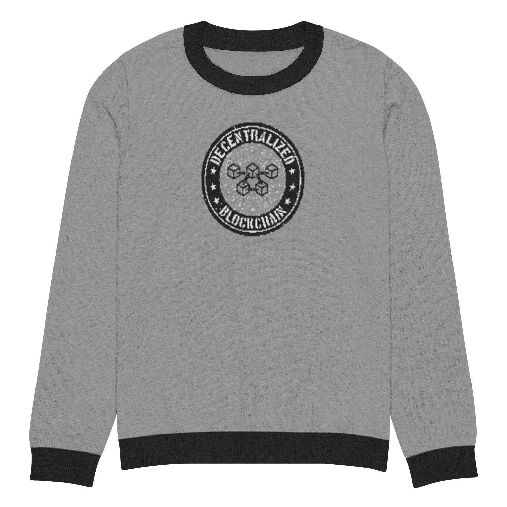 Blockchain Decentralized Crew Knitted Sweater - InvestmenTees