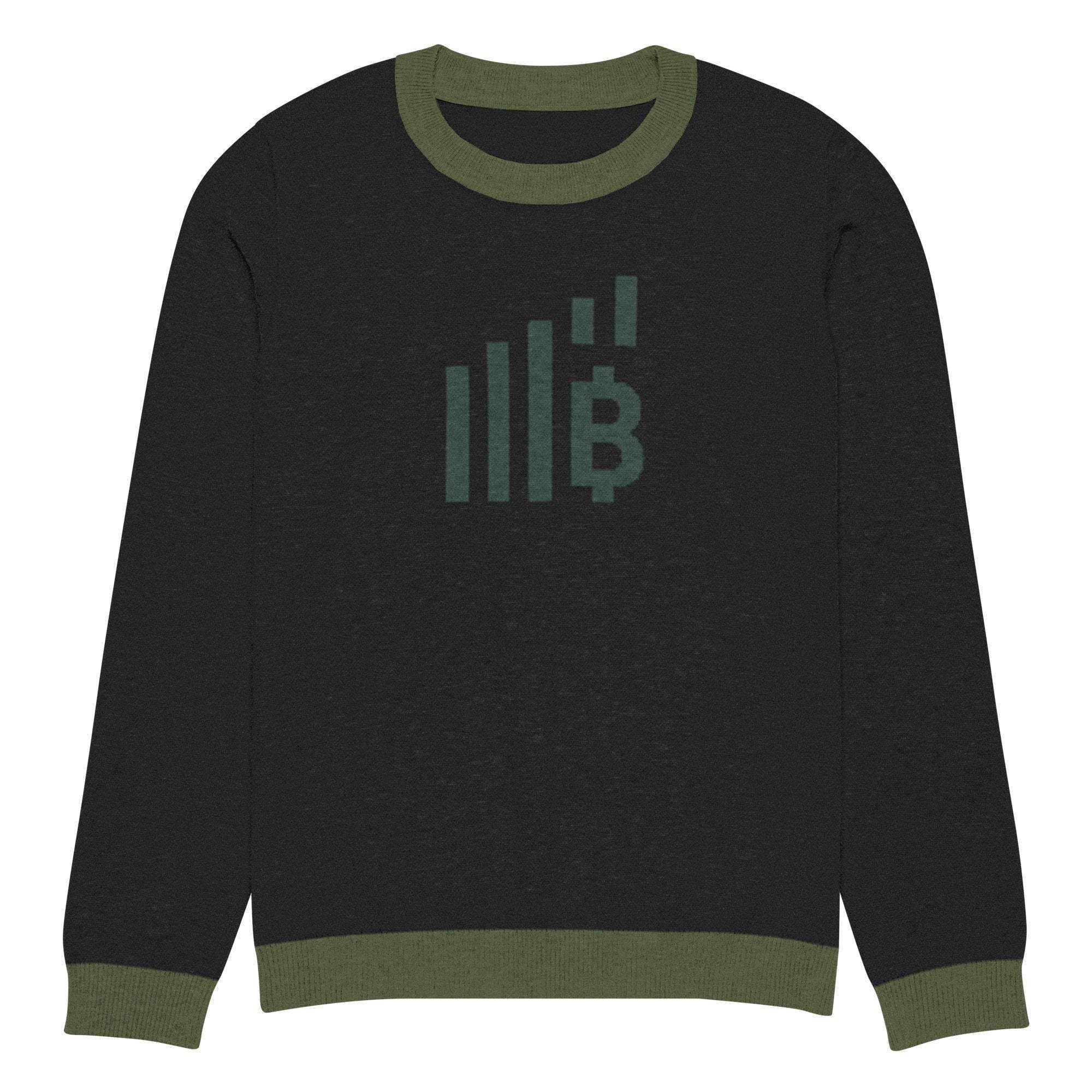 Bitcoin Rise Knitted Crew Sweater - InvestmenTees