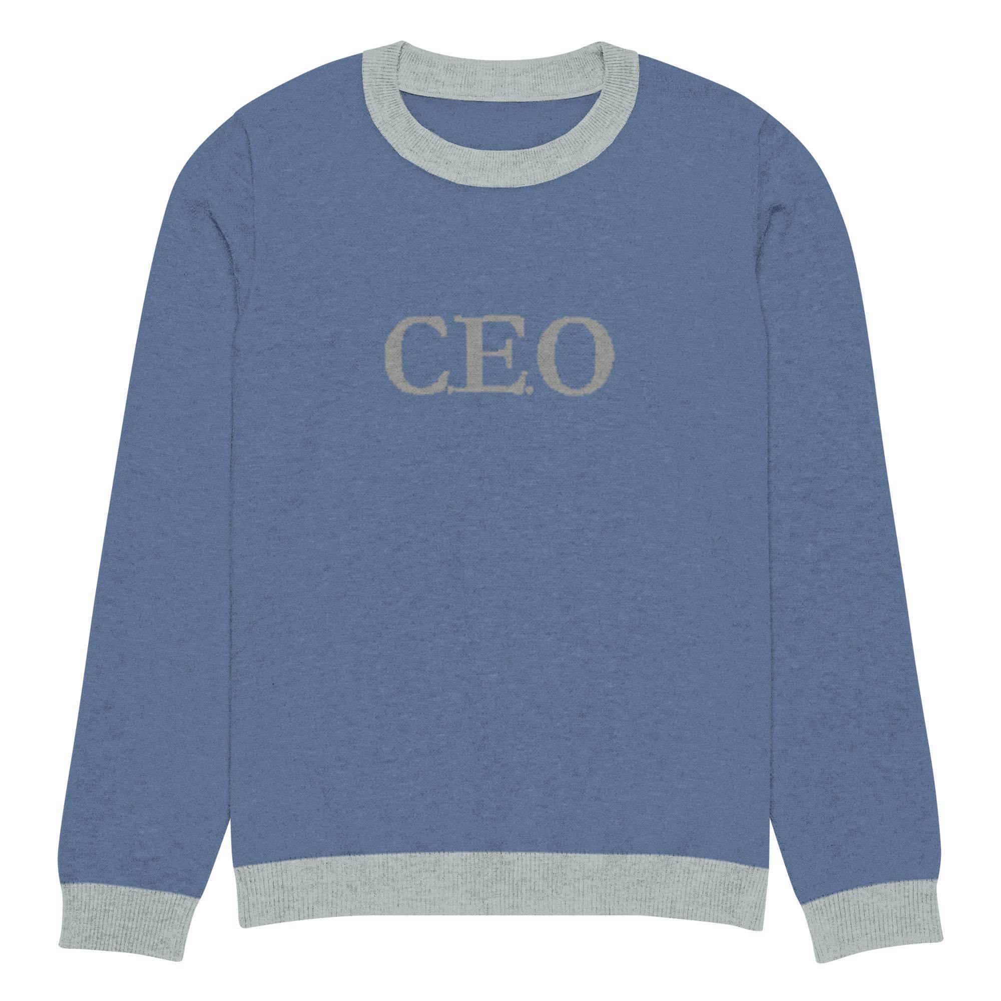 C.E.O. Crew Knitted Sweater - InvestmenTees