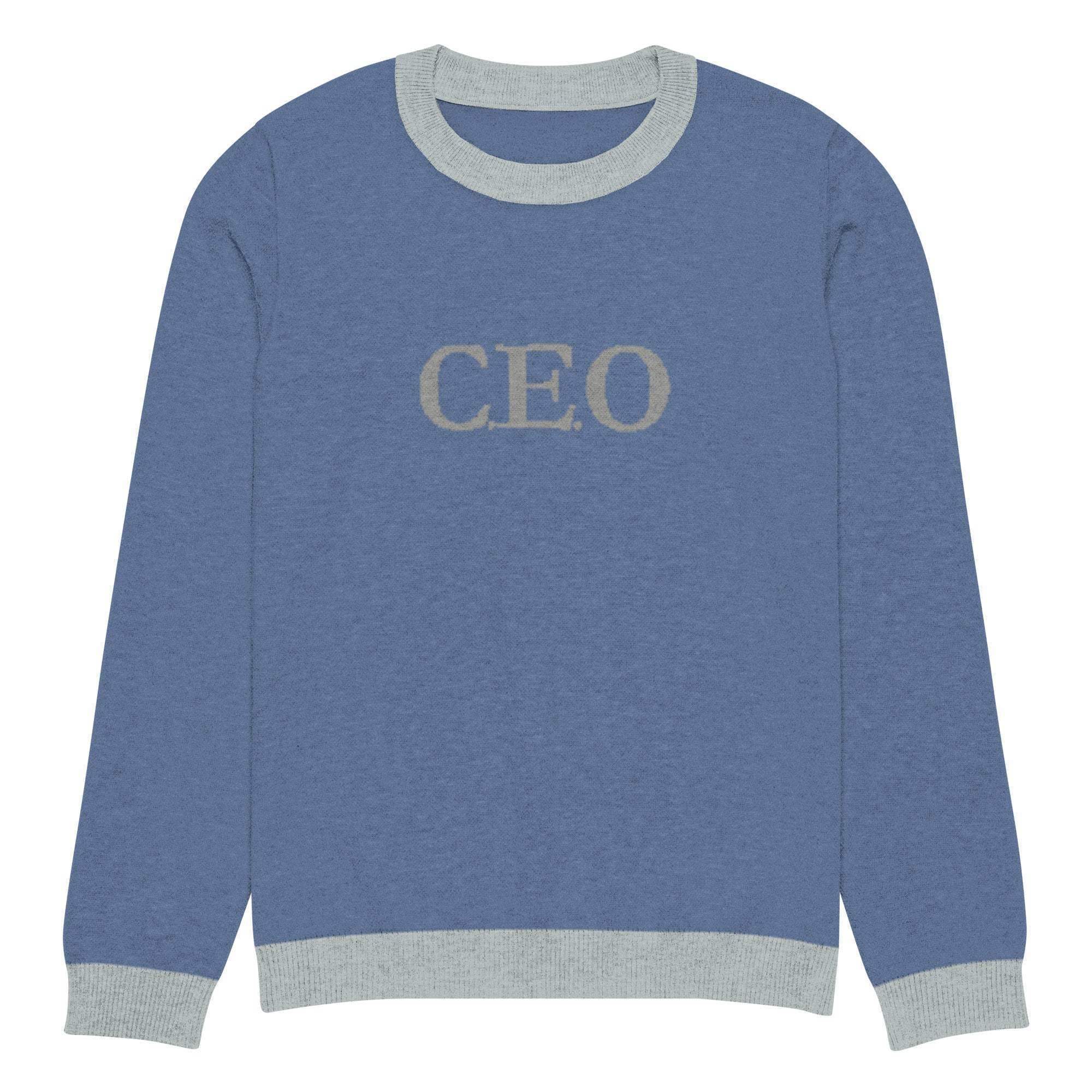 C.E.O. Crew Knitted Sweater - InvestmenTees