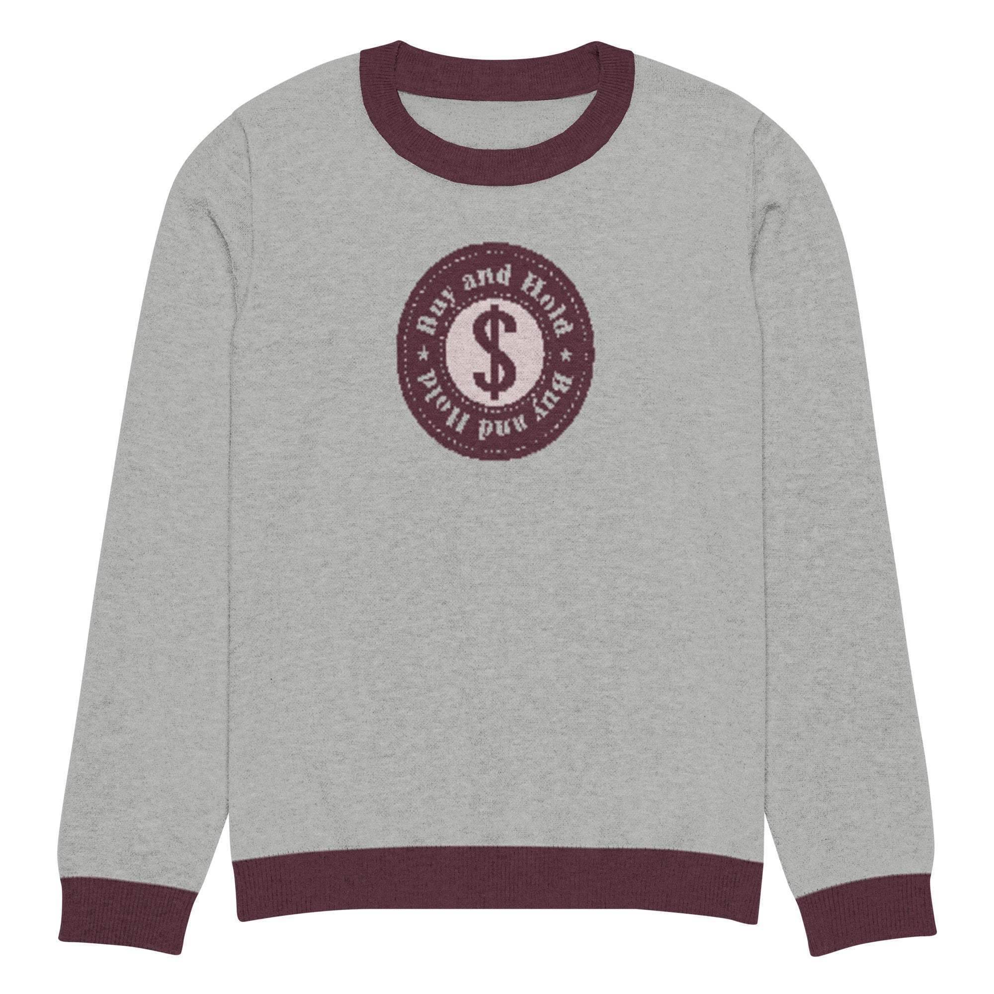 Buy & Hold Crew Knitted Sweater - InvestmenTees