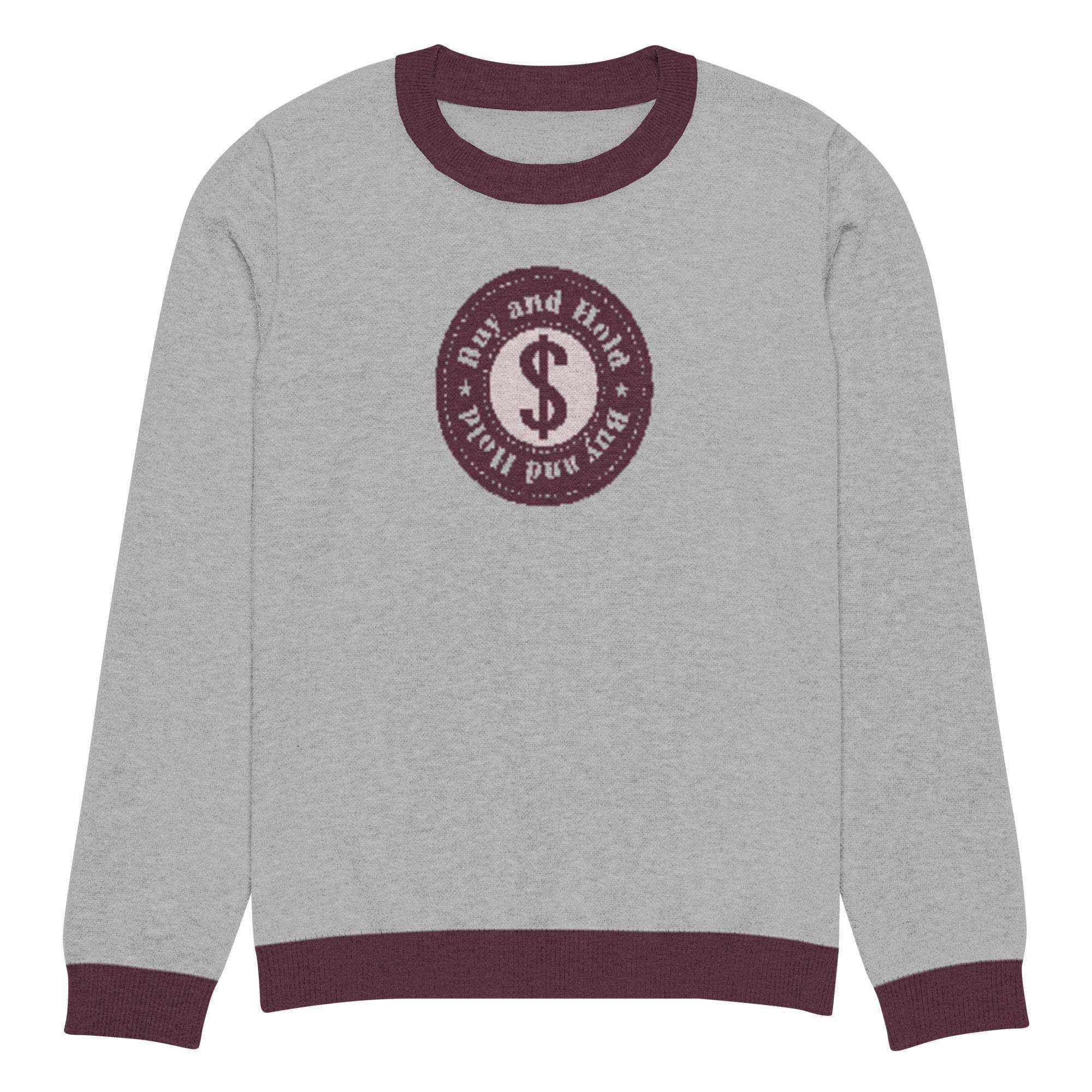 Buy & Hold Crew Knitted Sweater - InvestmenTees