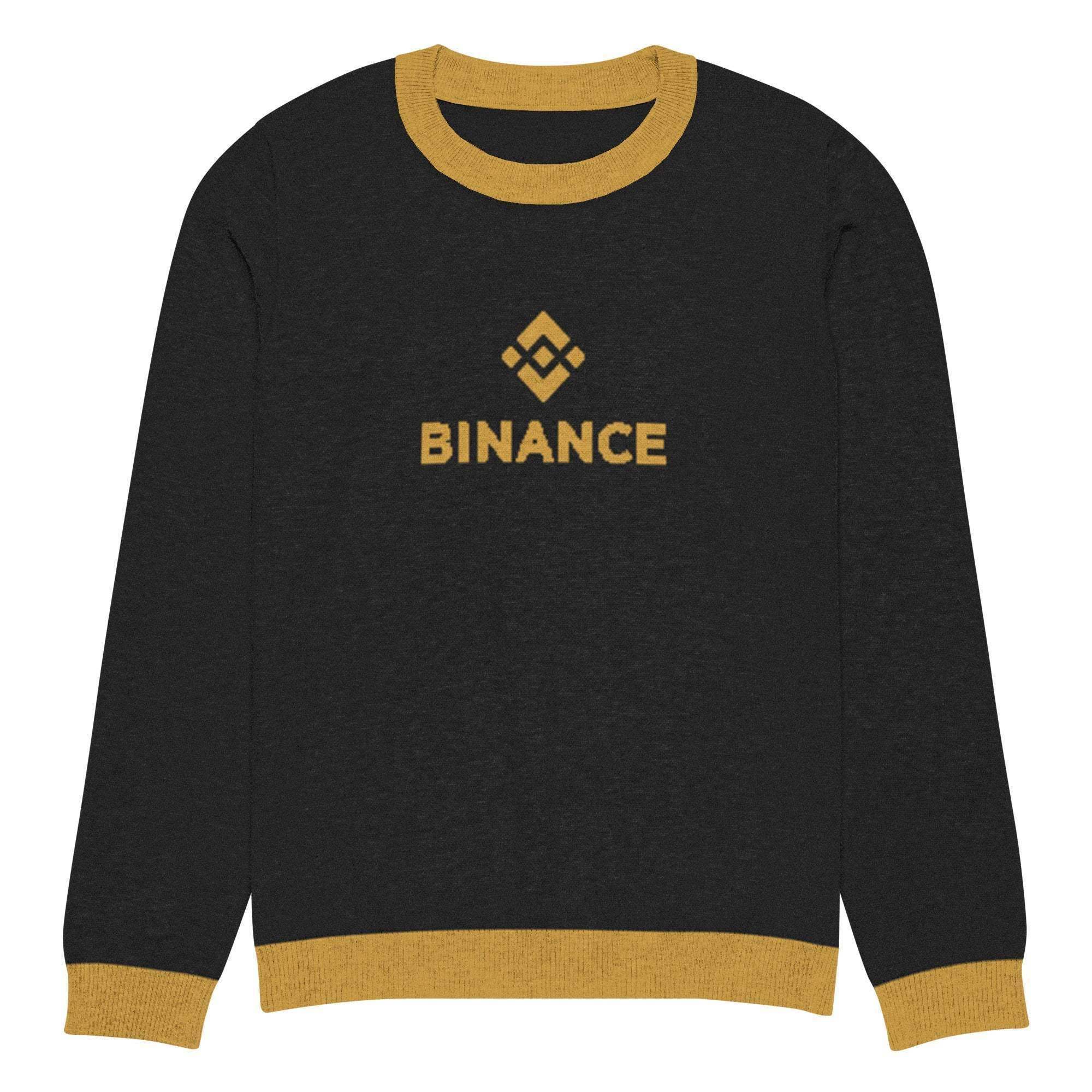 Binance Crew Knitted Sweater - InvestmenTees