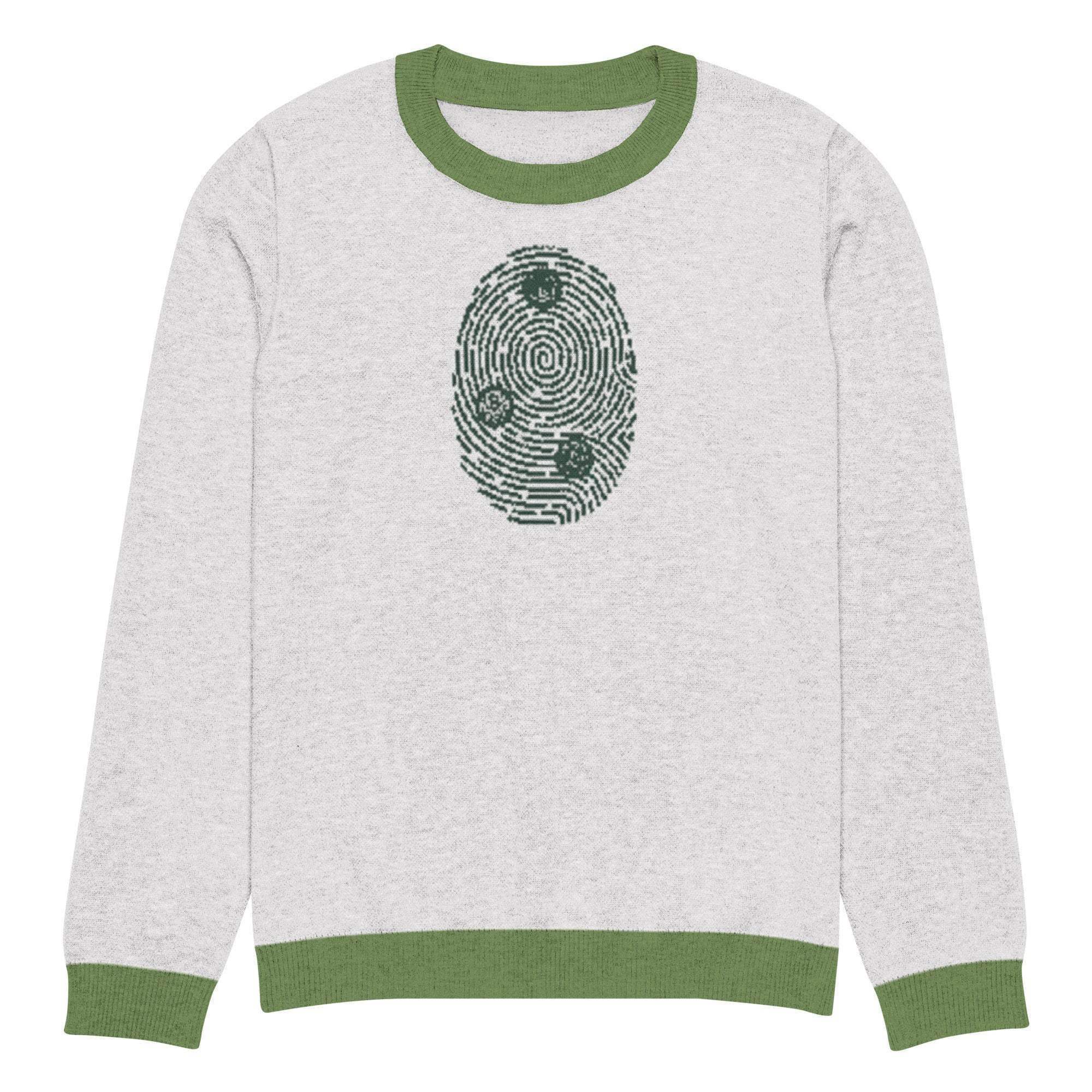 Bitcoin Print Crew Knitted Sweater - InvestmenTees