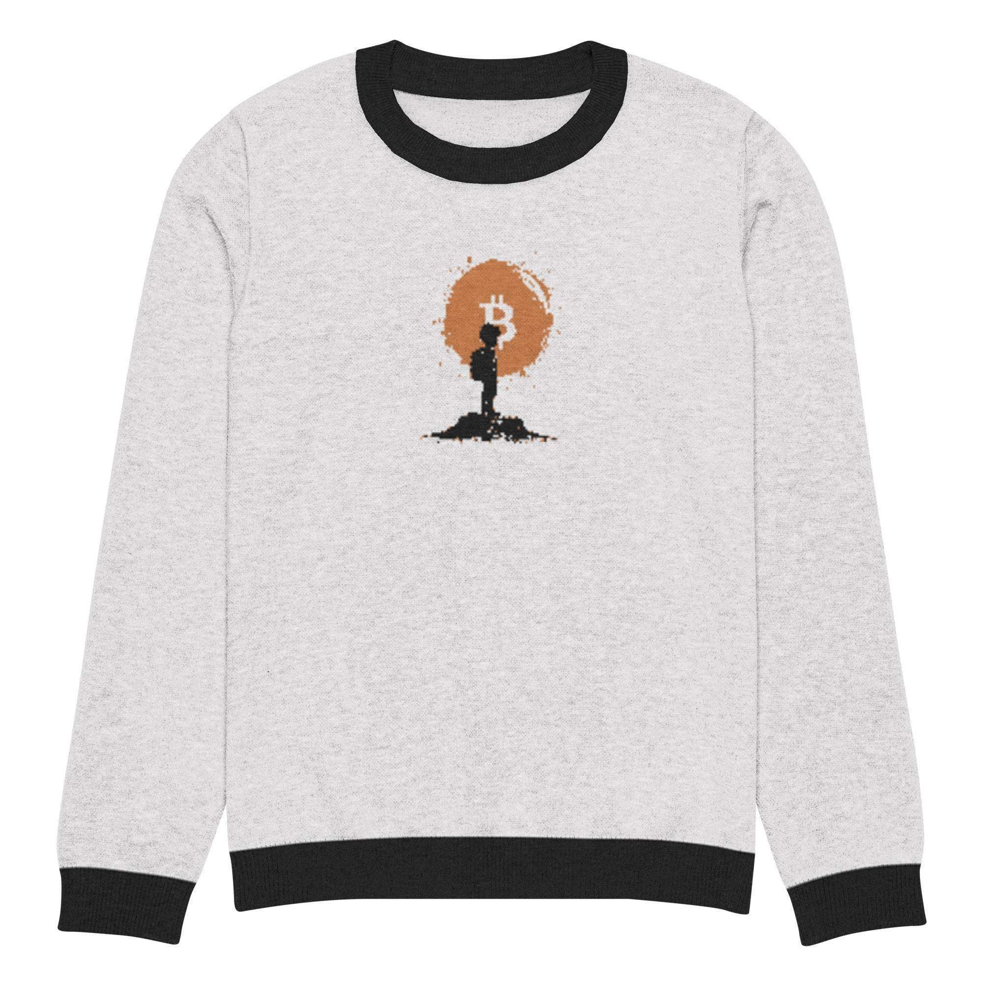 Bitcoin Boy Crew Knitted Sweater - InvestmenTees