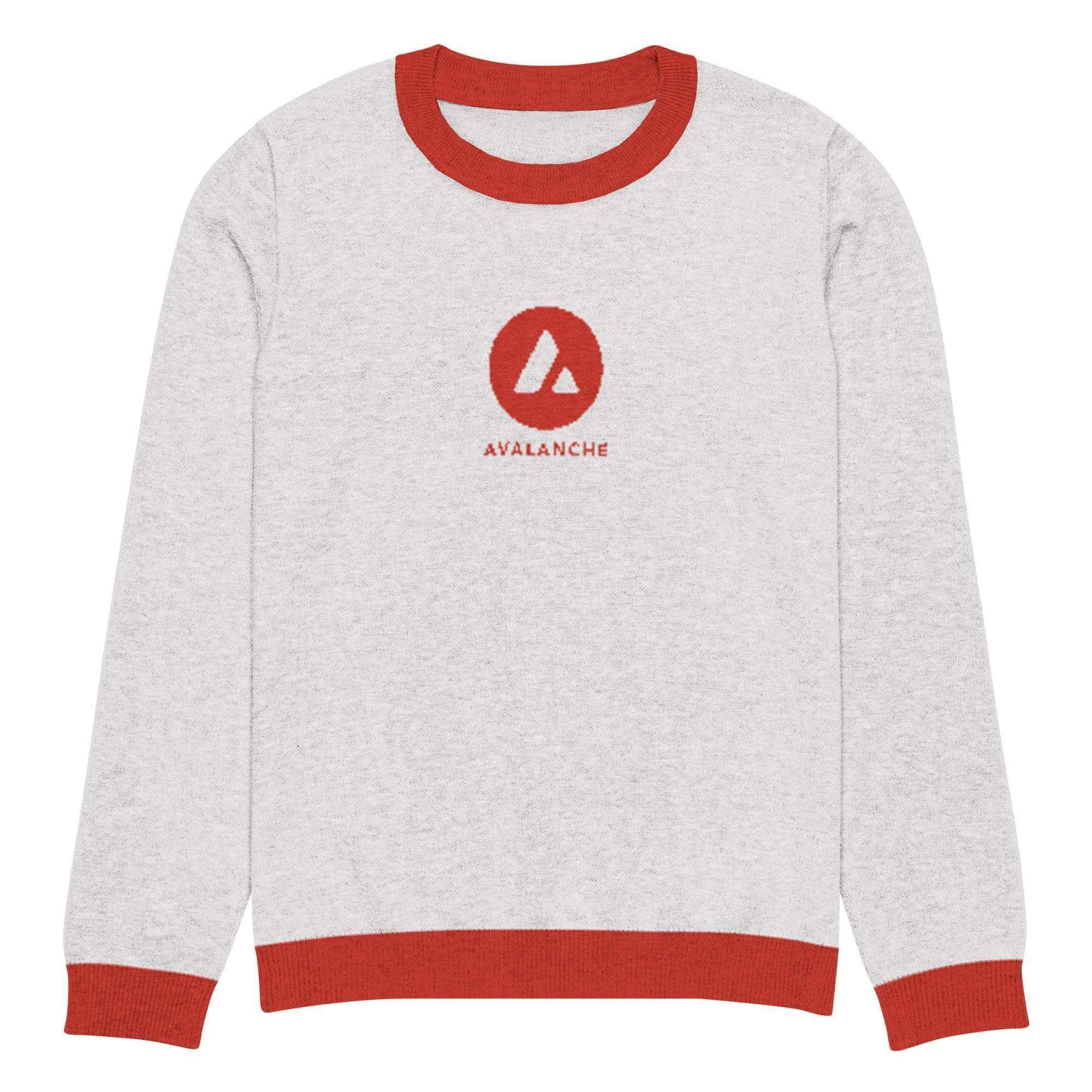 Avalanche | AVAX Crew Knitted Sweater - InvestmenTees
