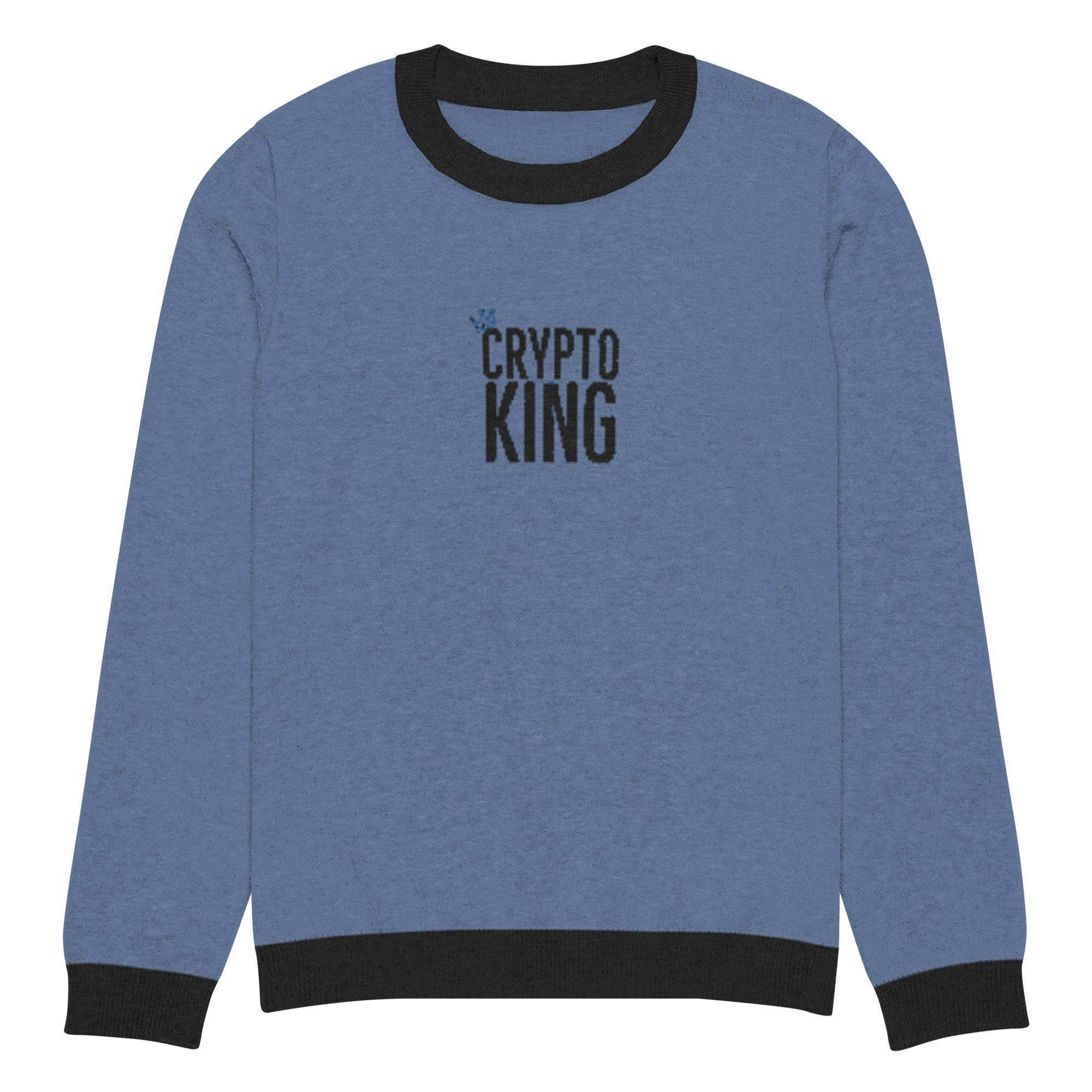 Crypto King Crew Knitted Sweater - InvestmenTees