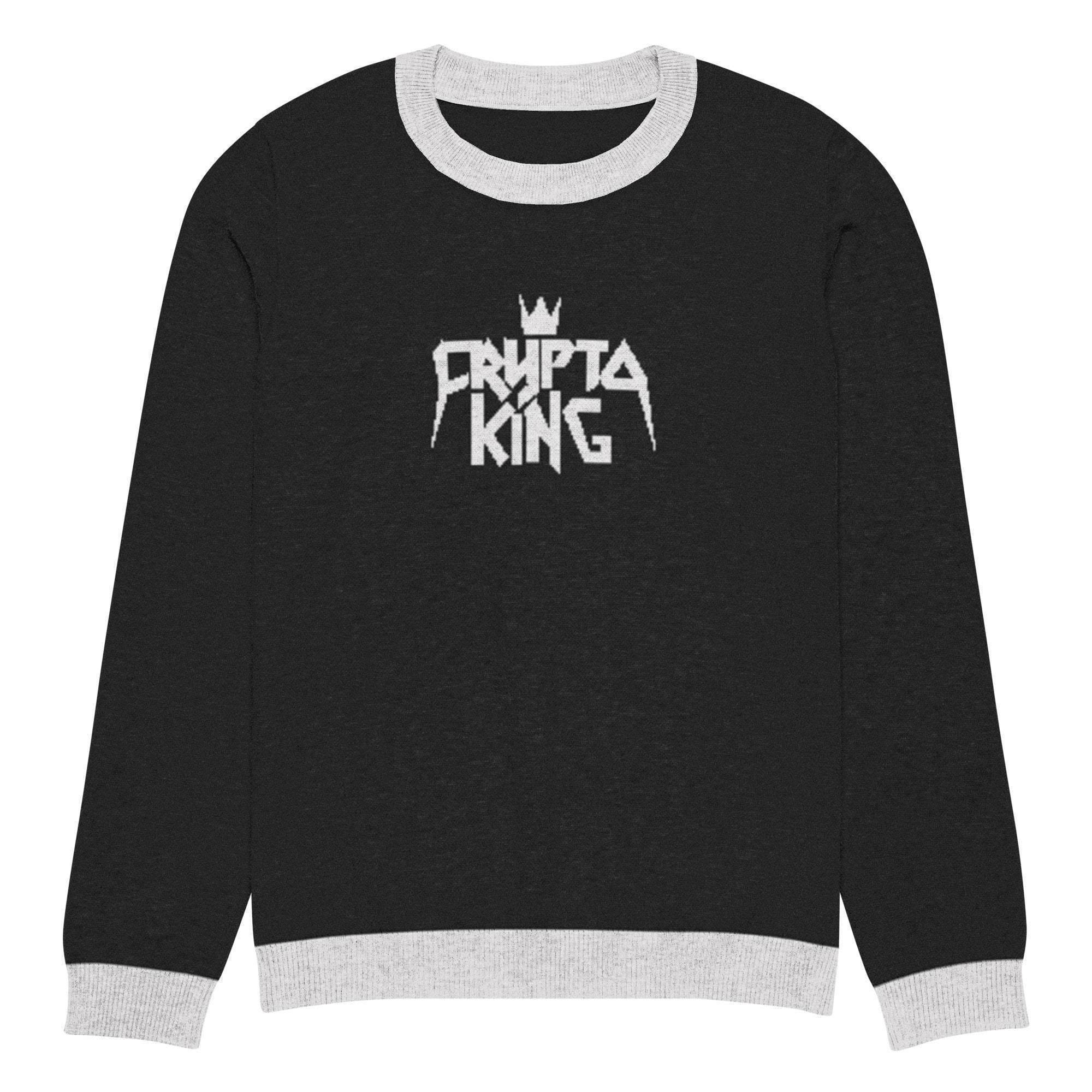 Crypto King Crew Knitted Sweater - InvestmenTees