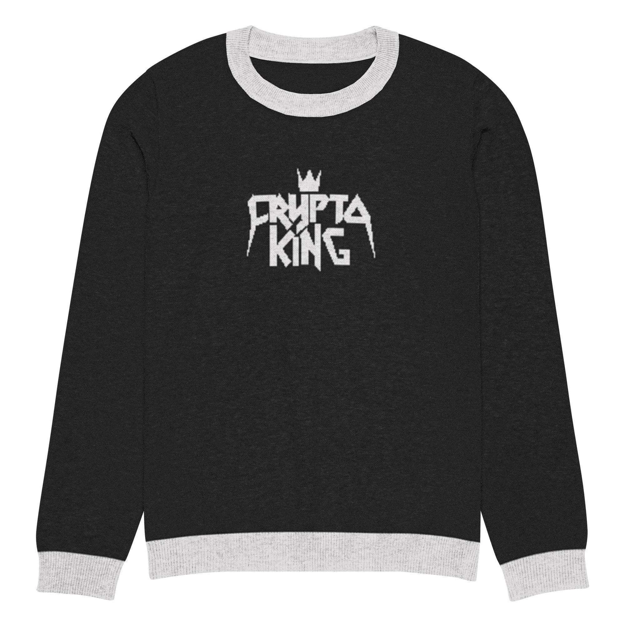 Crypto King Crew Knitted Sweater - InvestmenTees