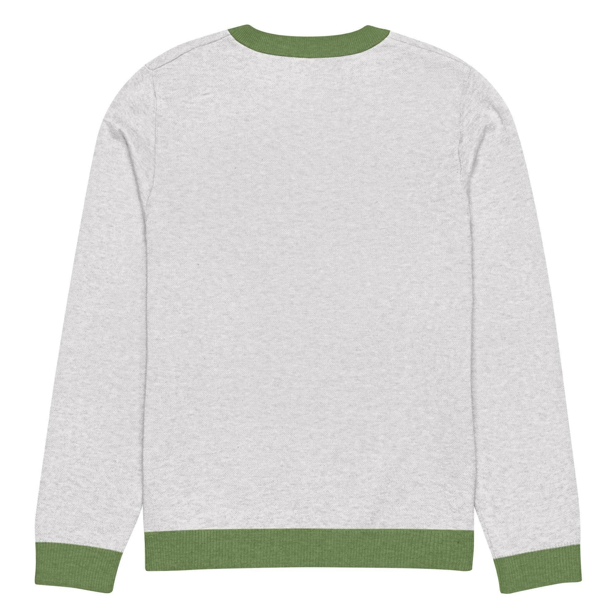 Bitcoin Print Crew Knitted Sweater - InvestmenTees