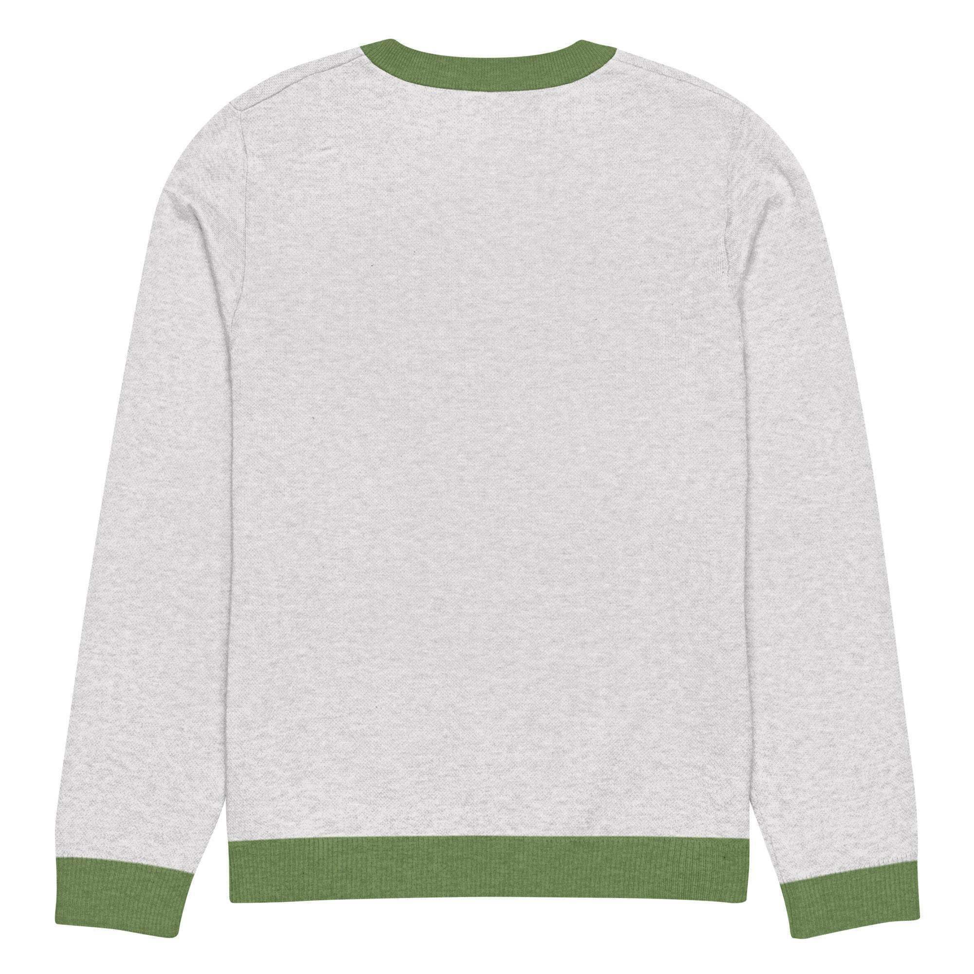 Bitcoin Print Crew Knitted Sweater - InvestmenTees