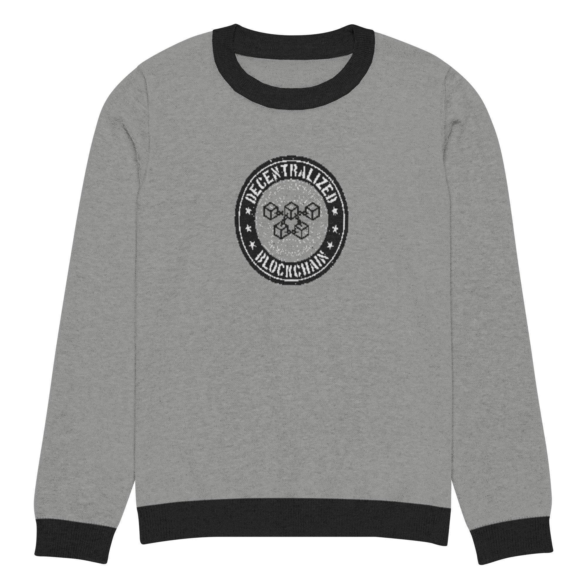 Blockchain Decentralized Crew Knitted Sweater - InvestmenTees