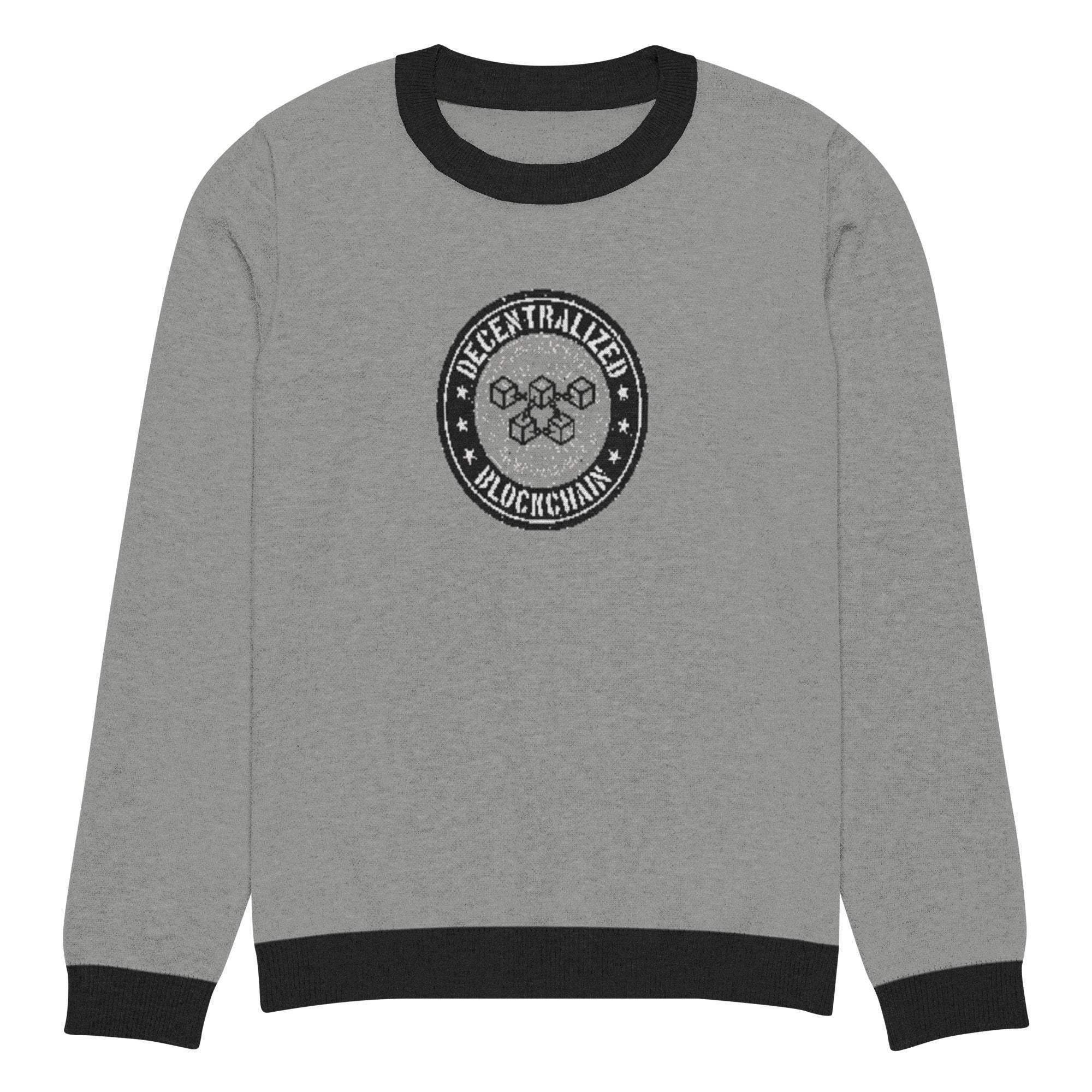 Blockchain Decentralized Crew Knitted Sweater - InvestmenTees