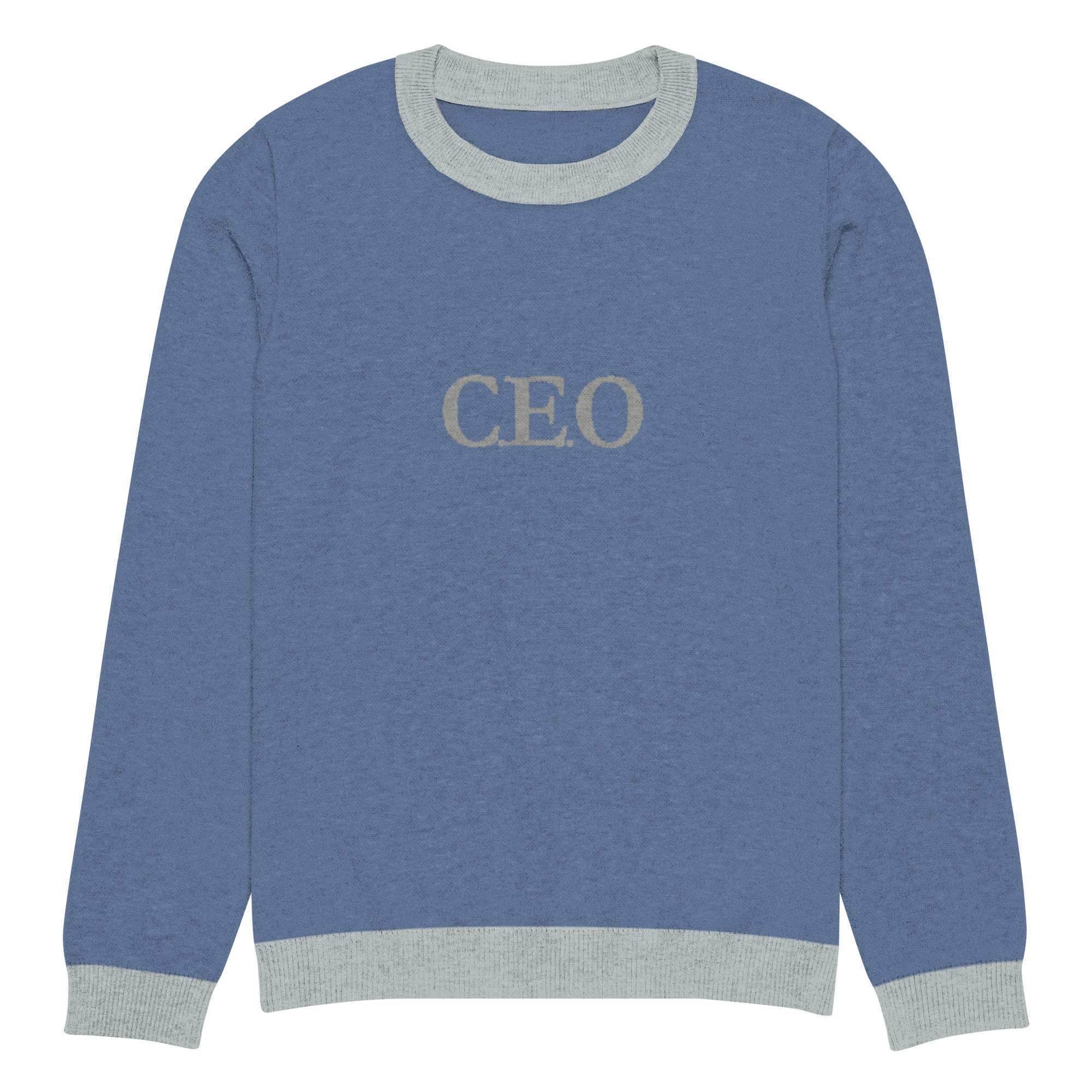 C.E.O. Crew Knitted Sweater - InvestmenTees