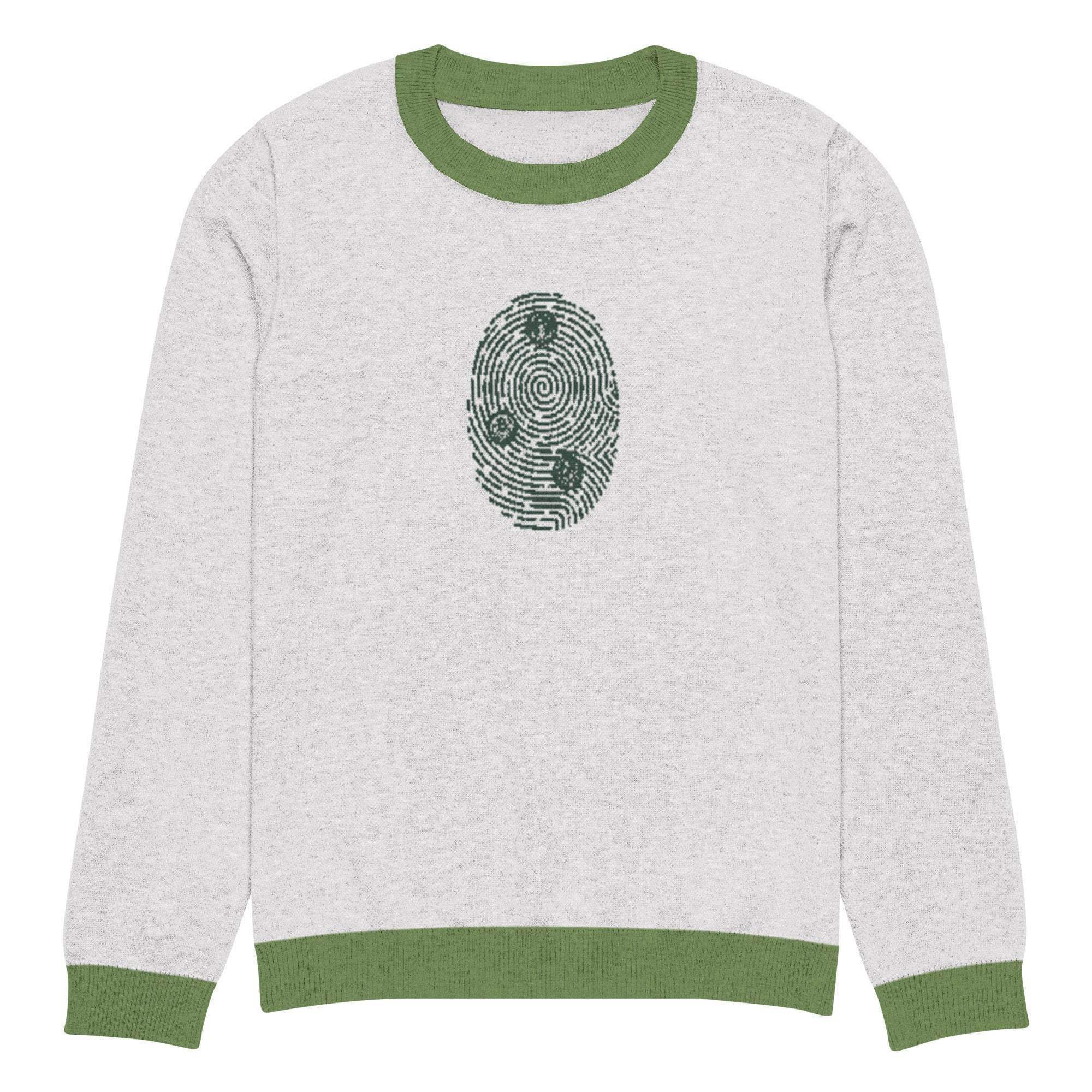 Bitcoin Print Crew Knitted Sweater - InvestmenTees