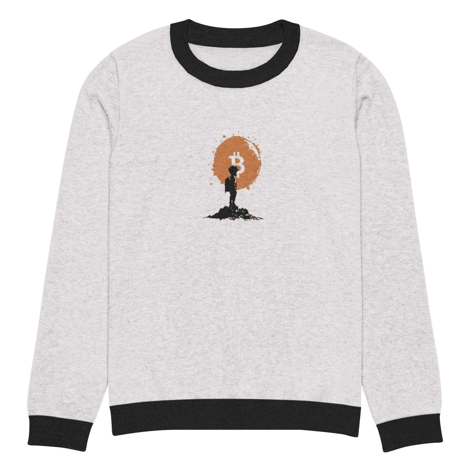 Bitcoin Boy Crew Knitted Sweater - InvestmenTees