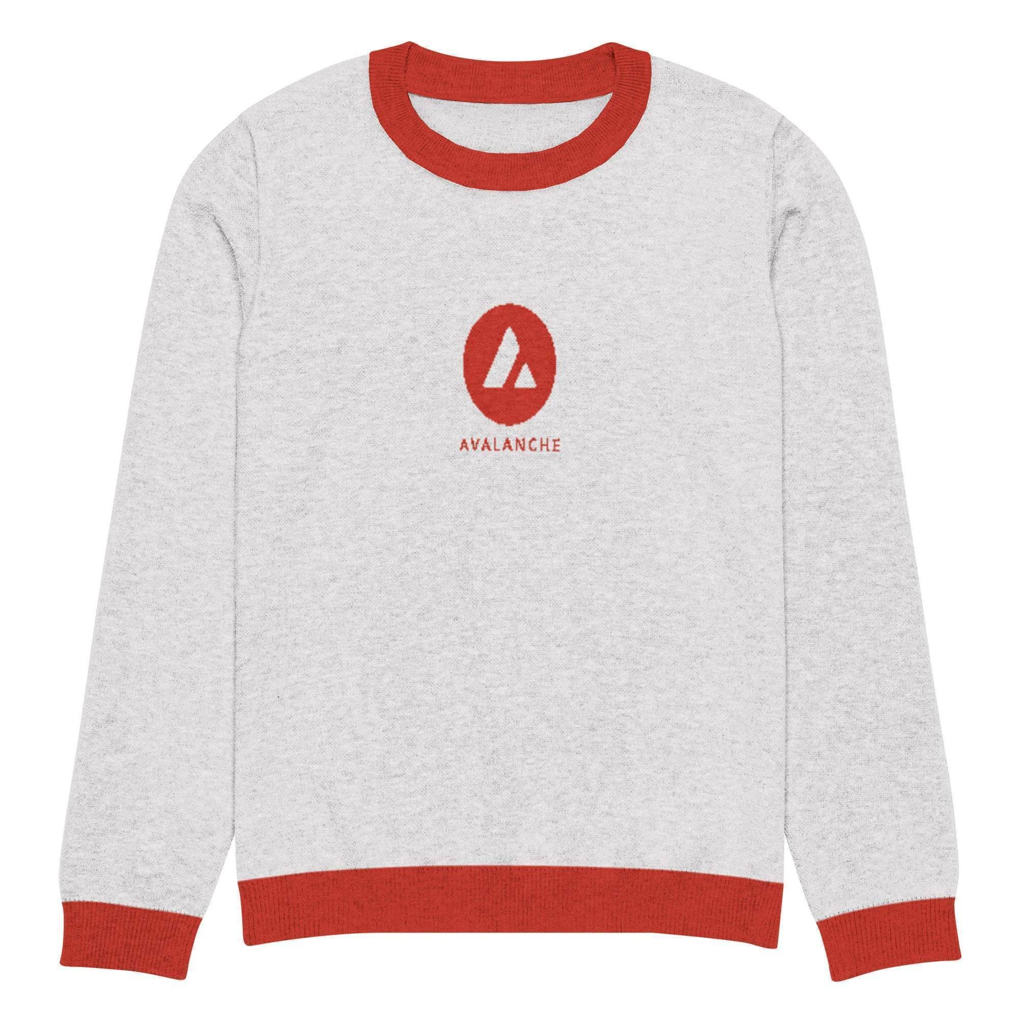 Avalanche | AVAX Crew Knitted Sweater - InvestmenTees