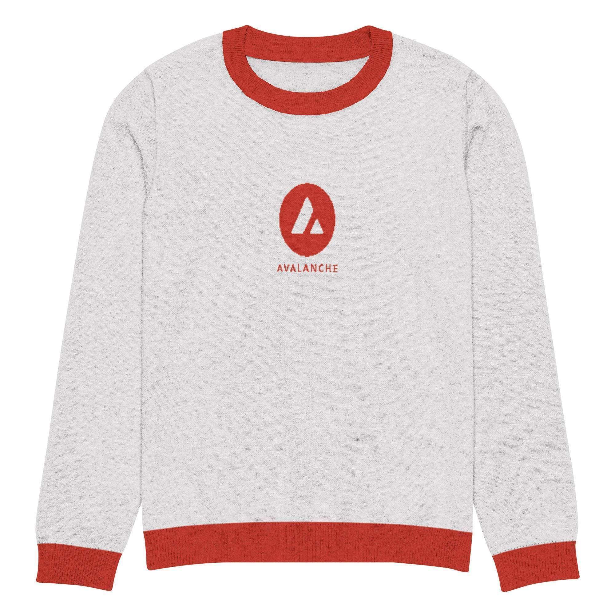 Avalanche | AVAX Crew Knitted Sweater - InvestmenTees